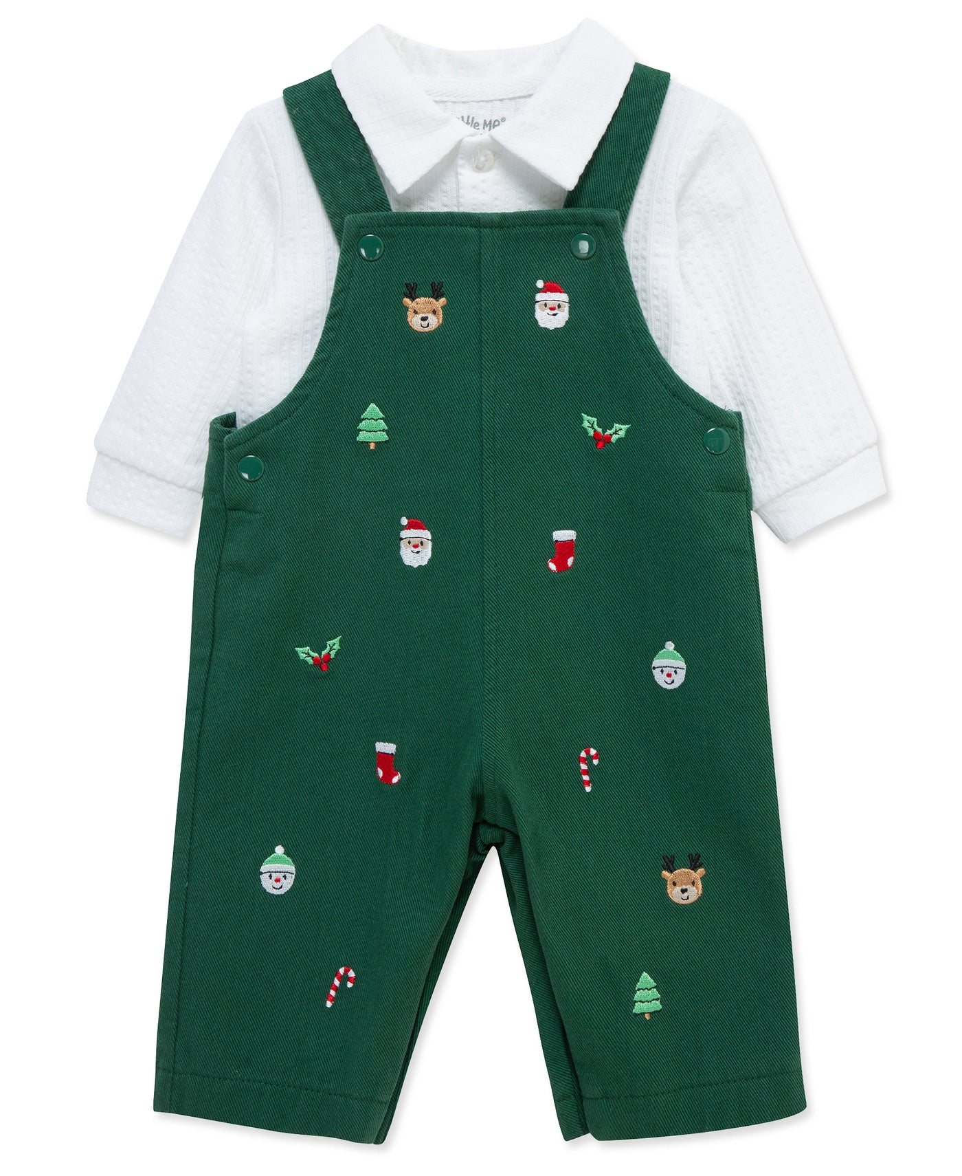 Green Merry Overall Set