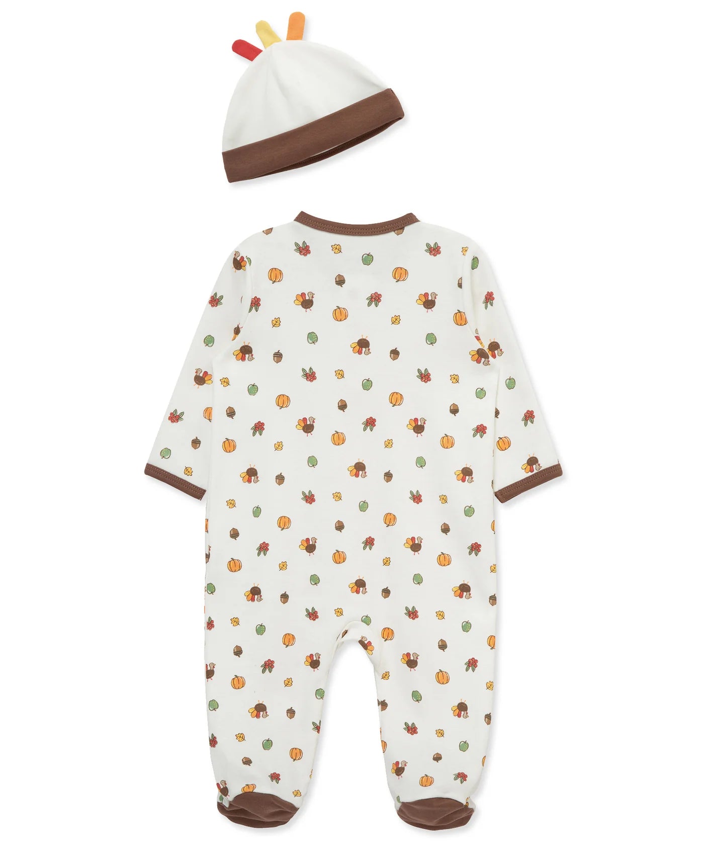 My First Thanksgiving Footie and Hat