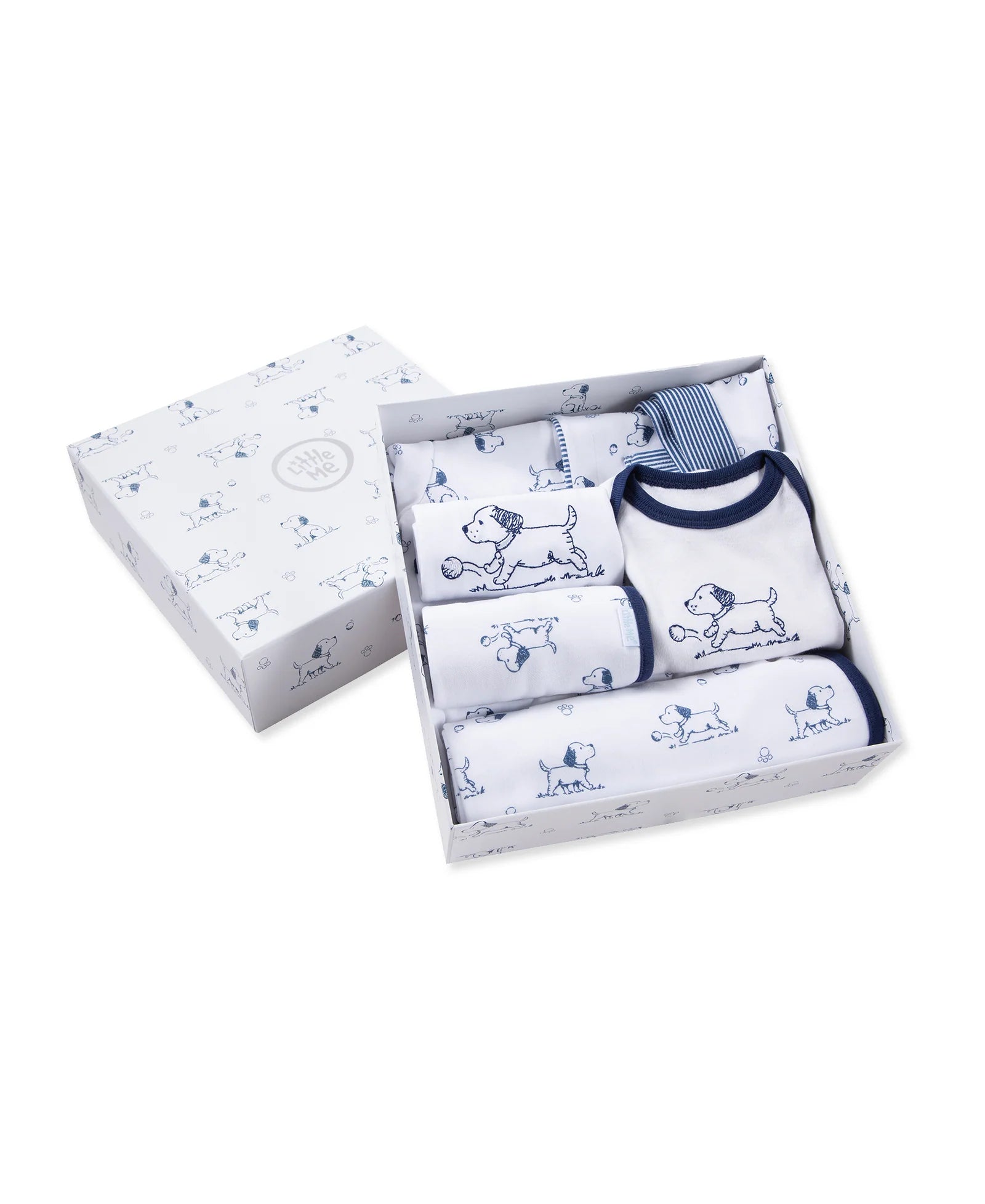Puppy Toile Gift Box