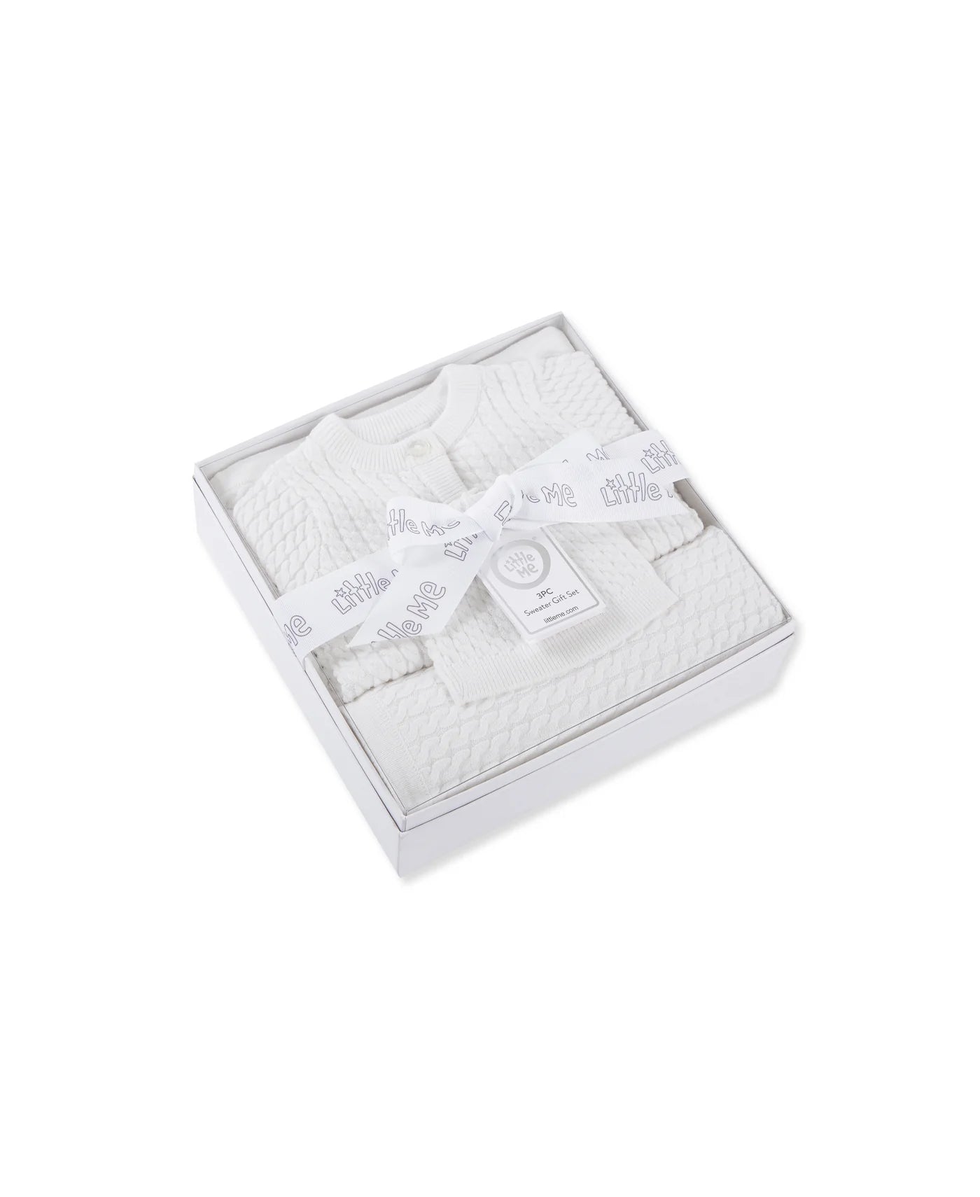 White Cable Sweater Gift Box