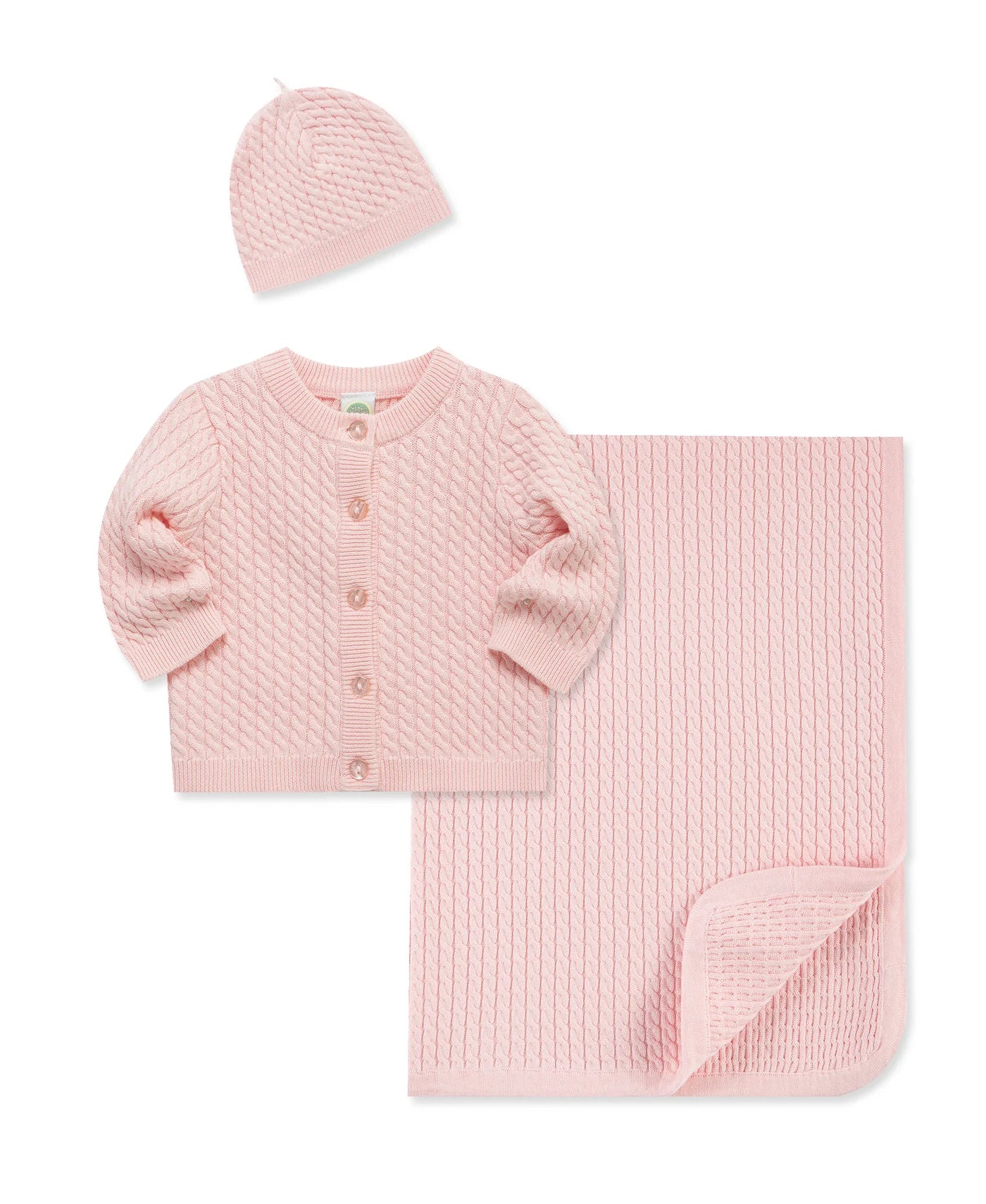 Pink Cable Sweater Gift Box