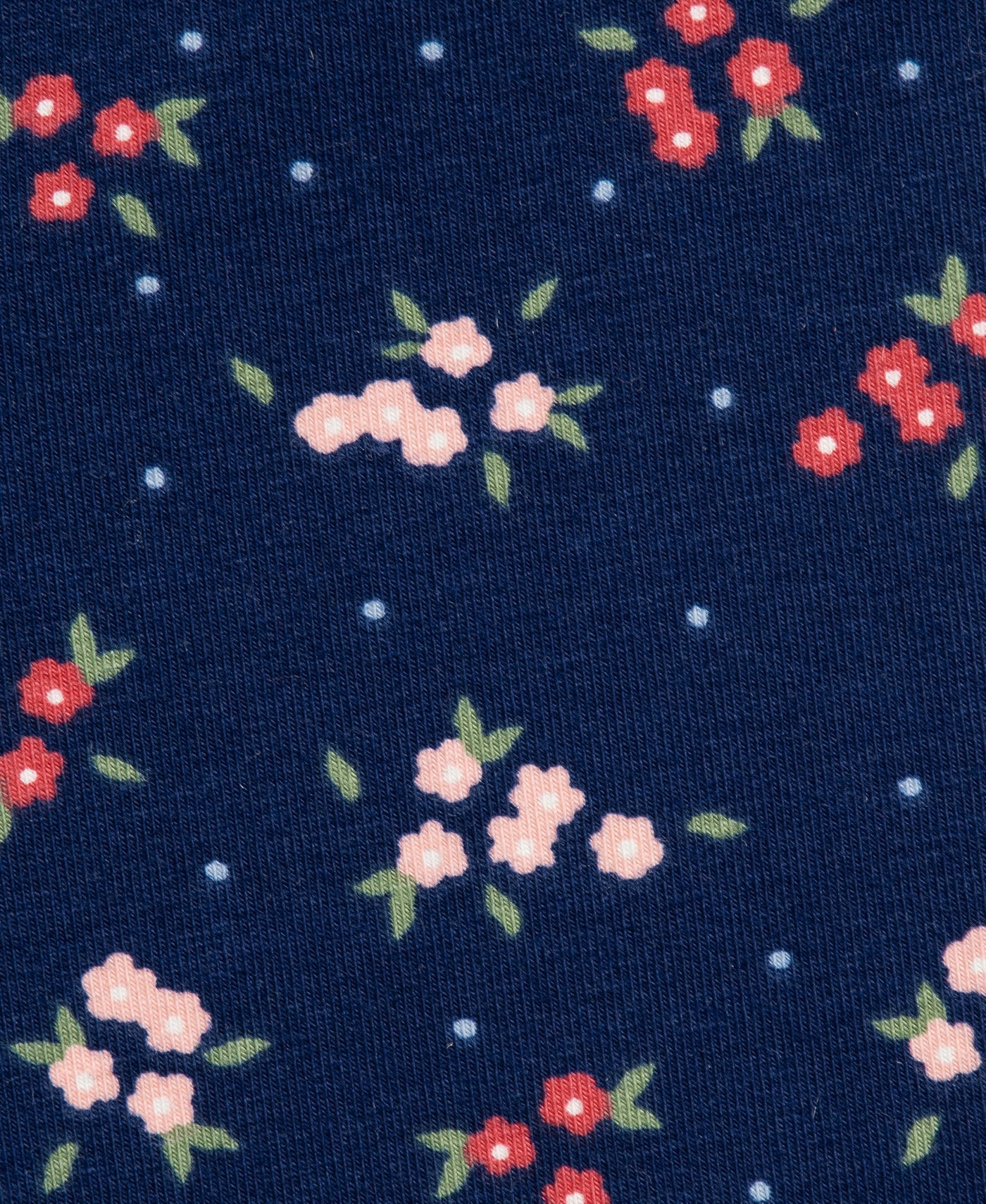 Navy Floral Sweatshirt Set