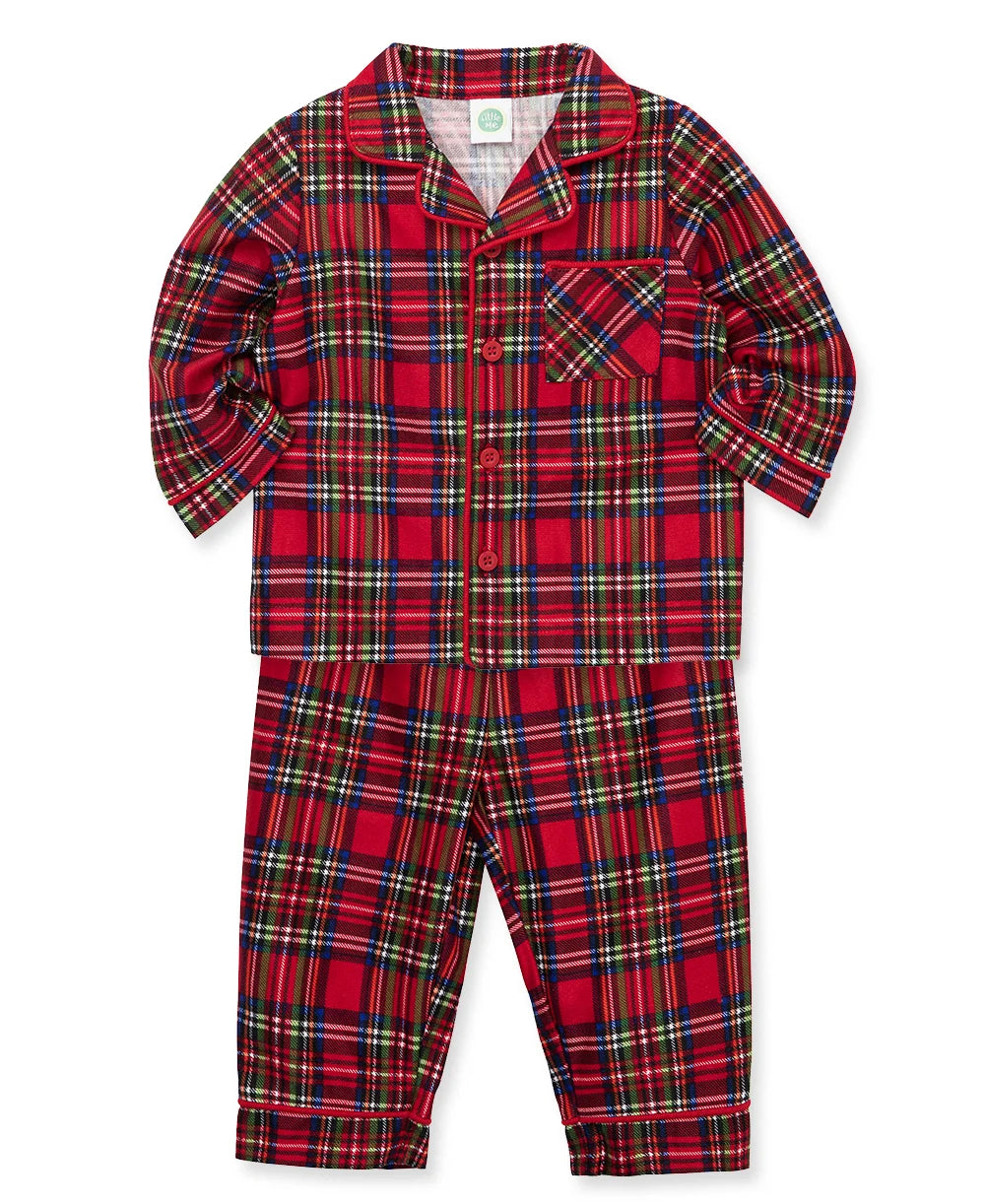 Plaid Coat Christmas Pajamas