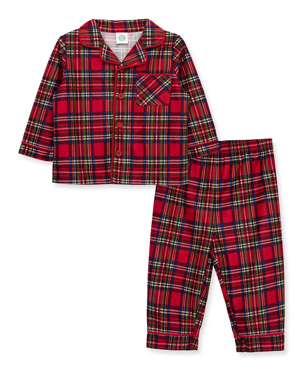 Plaid Coat Christmas Pajamas