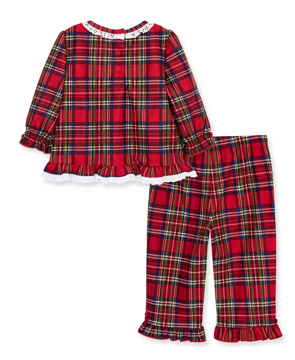 Plaid Ruffle Christmas Pajamas