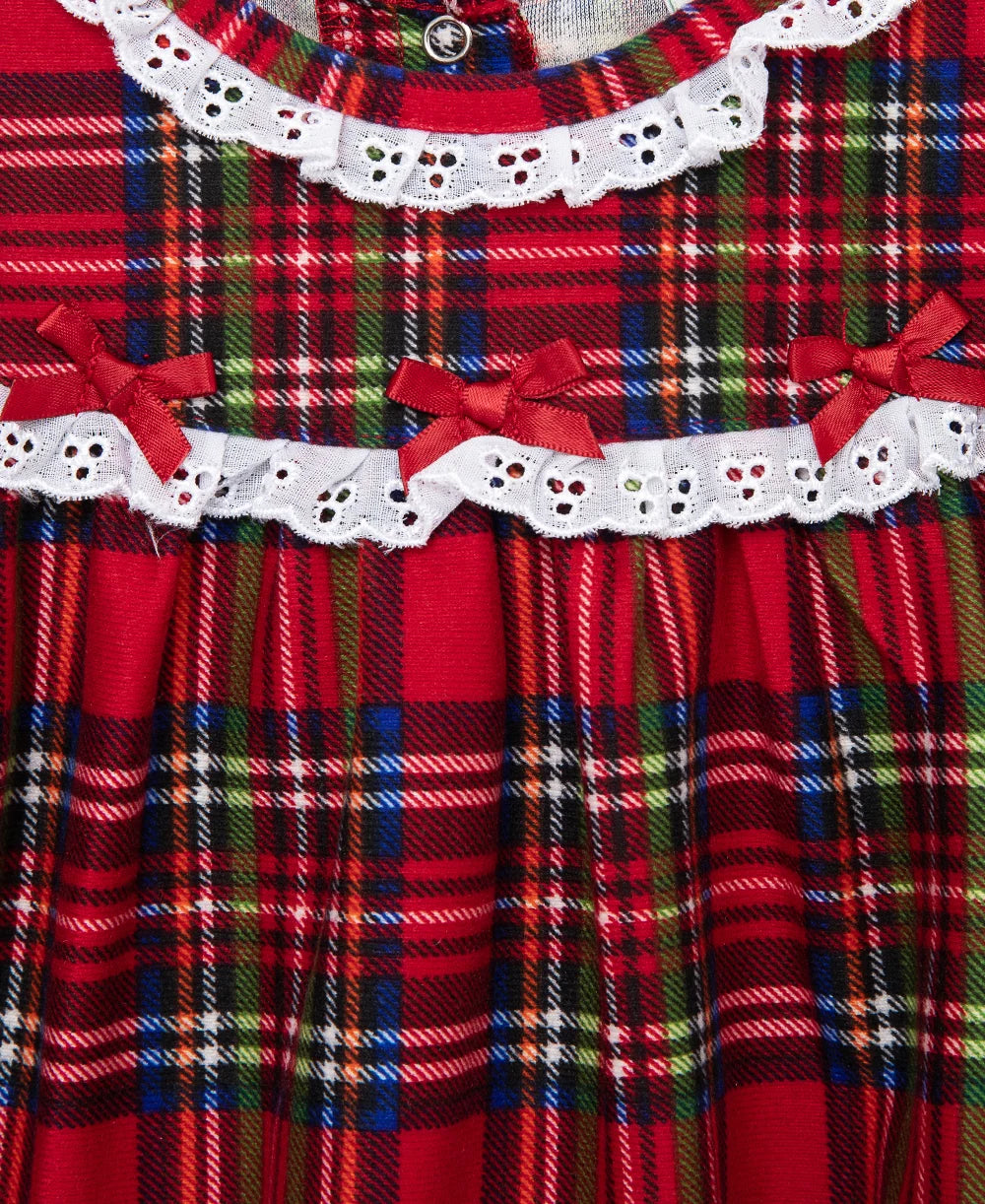 Plaid Ruffle Christmas Pajamas
