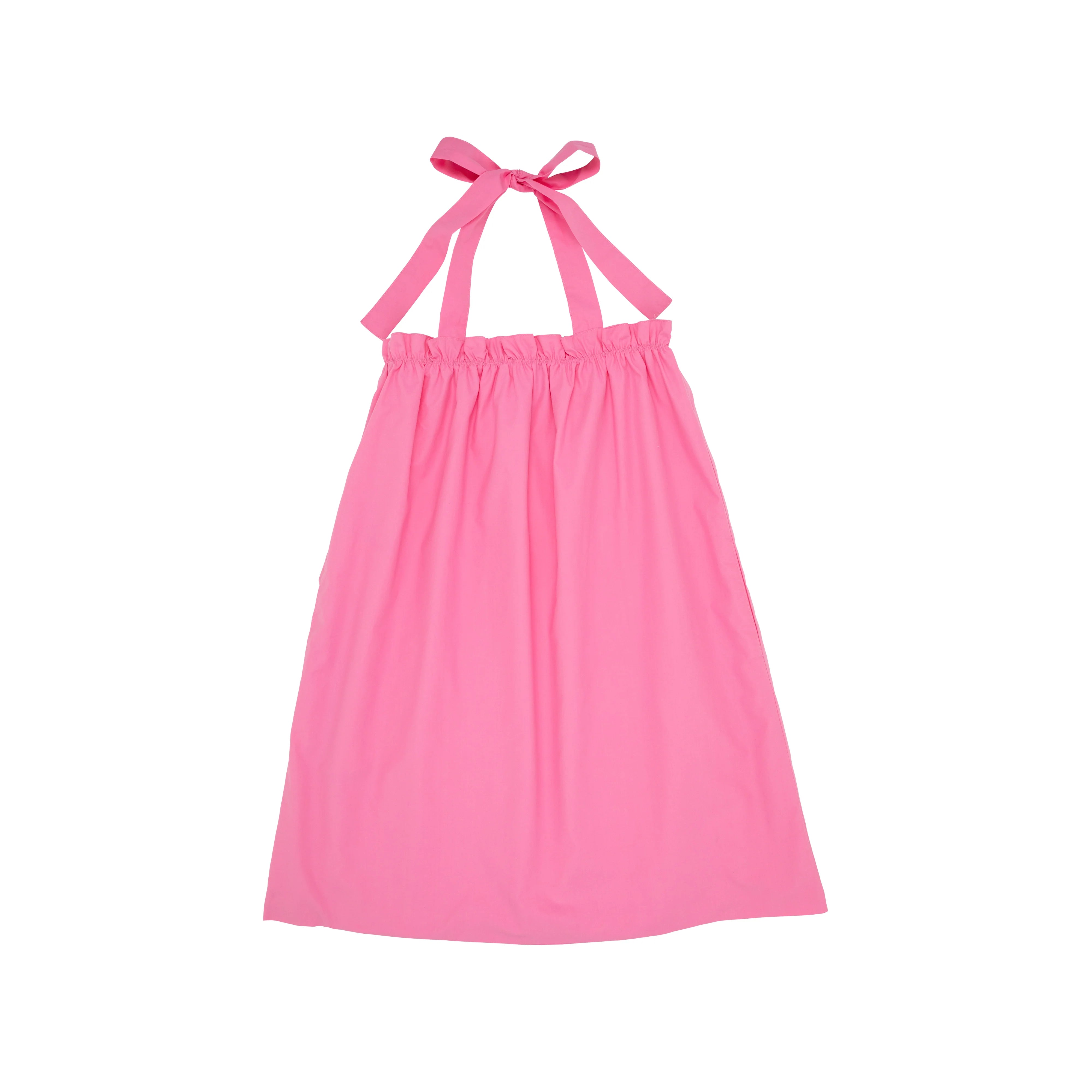 TBBC Libby Bess Halter Dress Hamptons Hot Pink