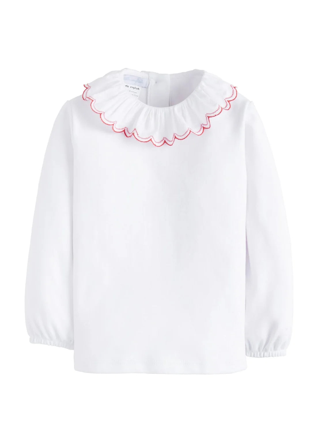 Red and White London Blouse