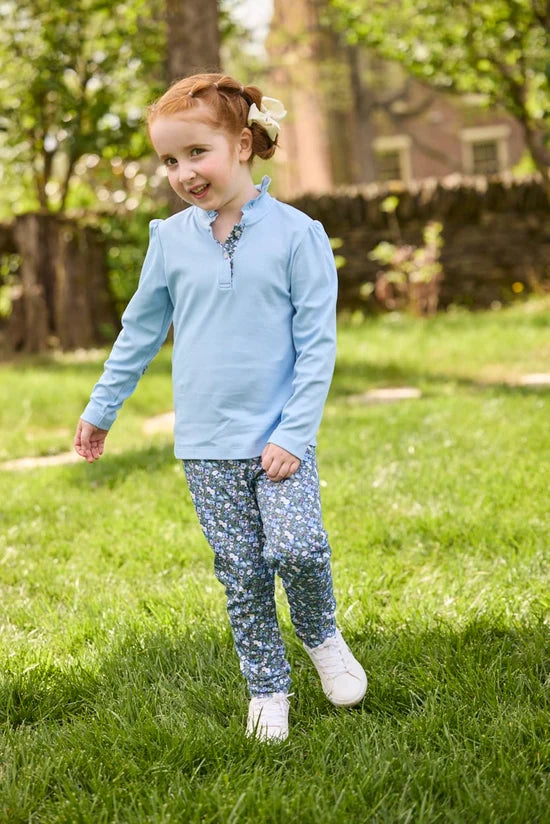 Winslow Floral LS Hastings Polo