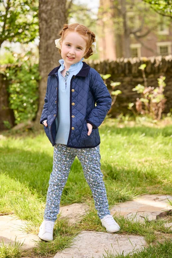Winslow Floral LS Hastings Polo