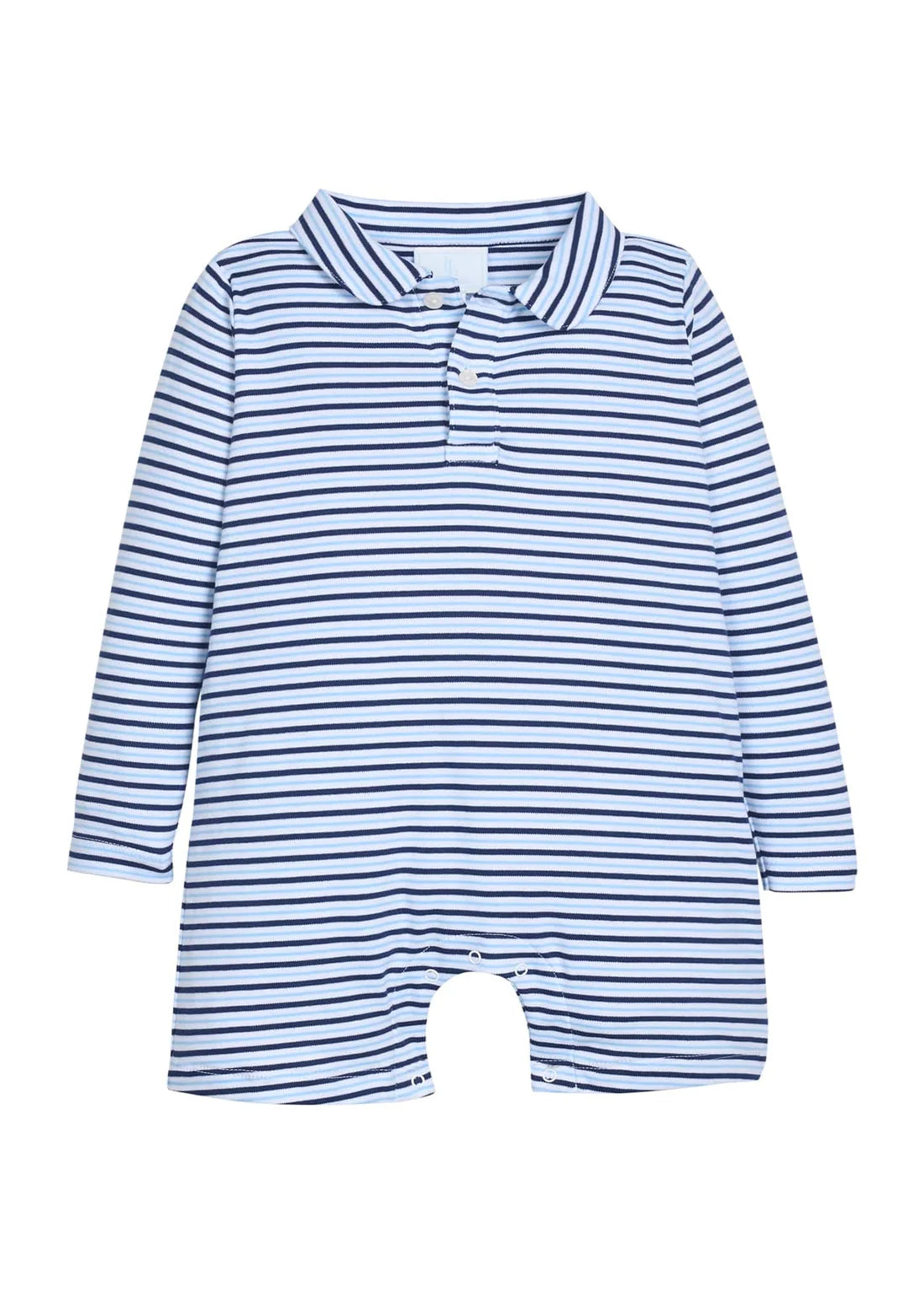 Winslow Stripe LS Peter Pan Polo Romper