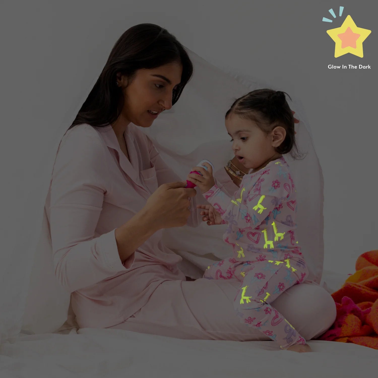 Magnetic Pink Party Animals Glow Conv Coverall