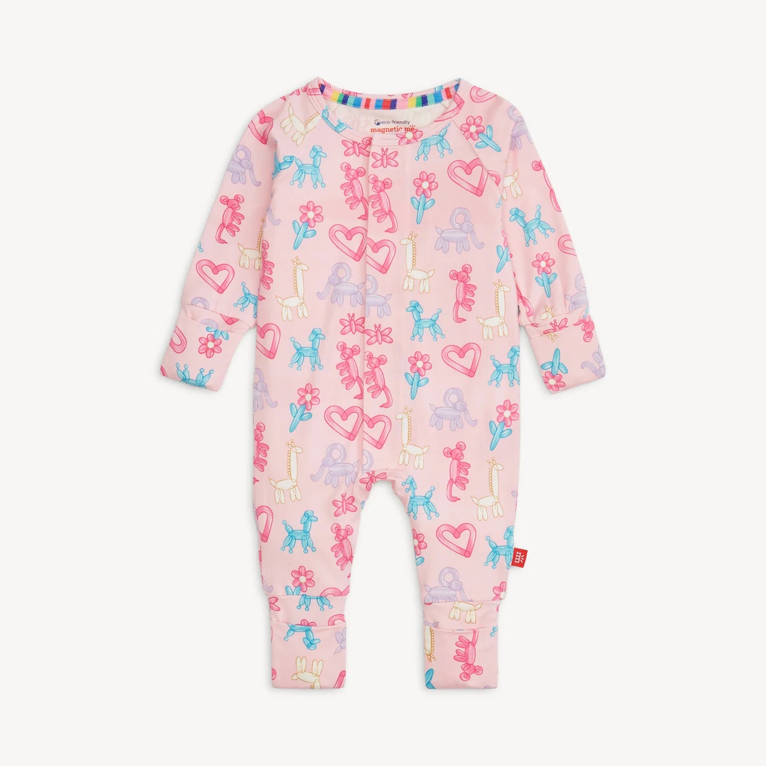 Magnetic Pink Party Animals Glow Conv Coverall