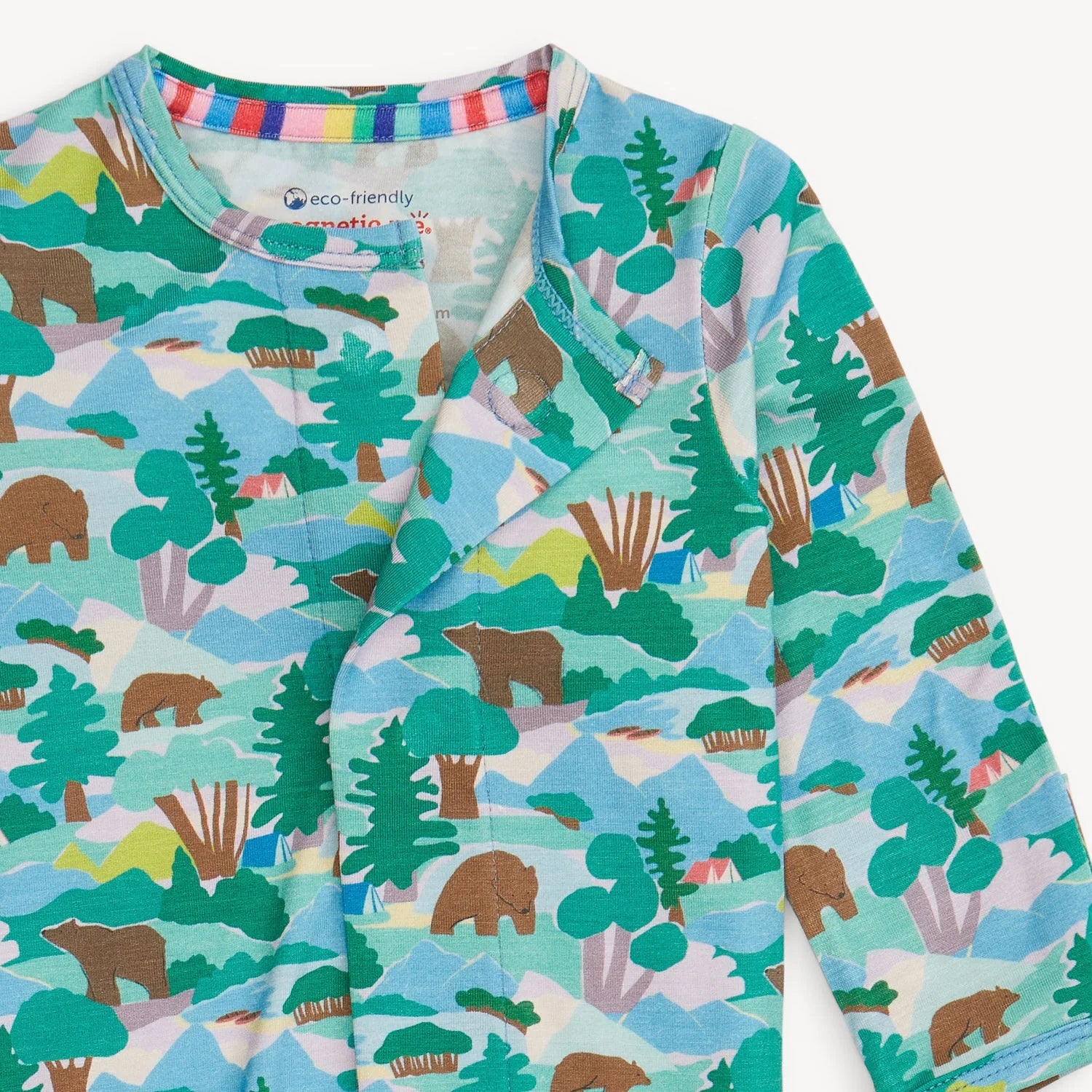 Magnetic Green Camo Cubs Footie