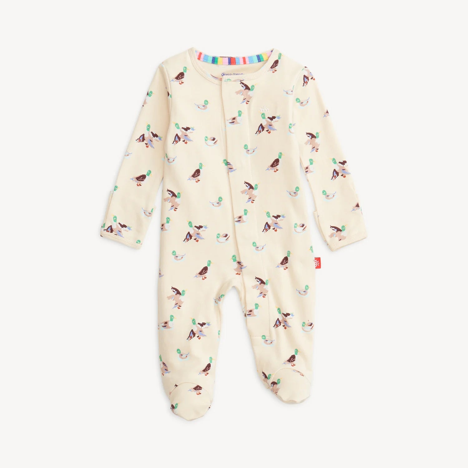 Magnetic Quack Me Up Organic Cotton Footie