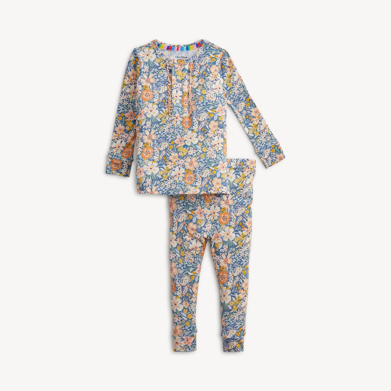 Magnetic Flora Modal Ruffle PJ Set