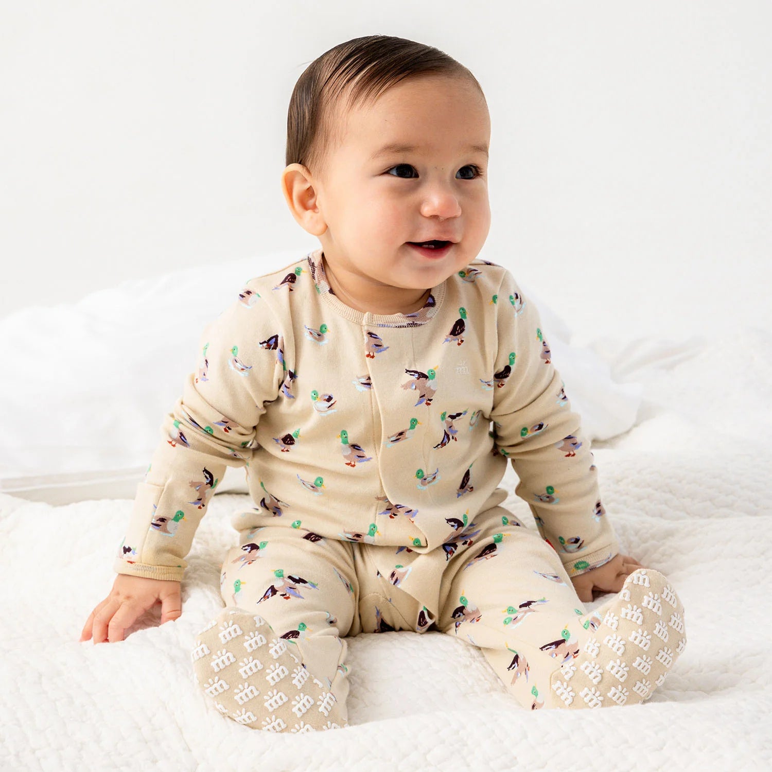 Magnetic Quack Me Up Organic Cotton Footie