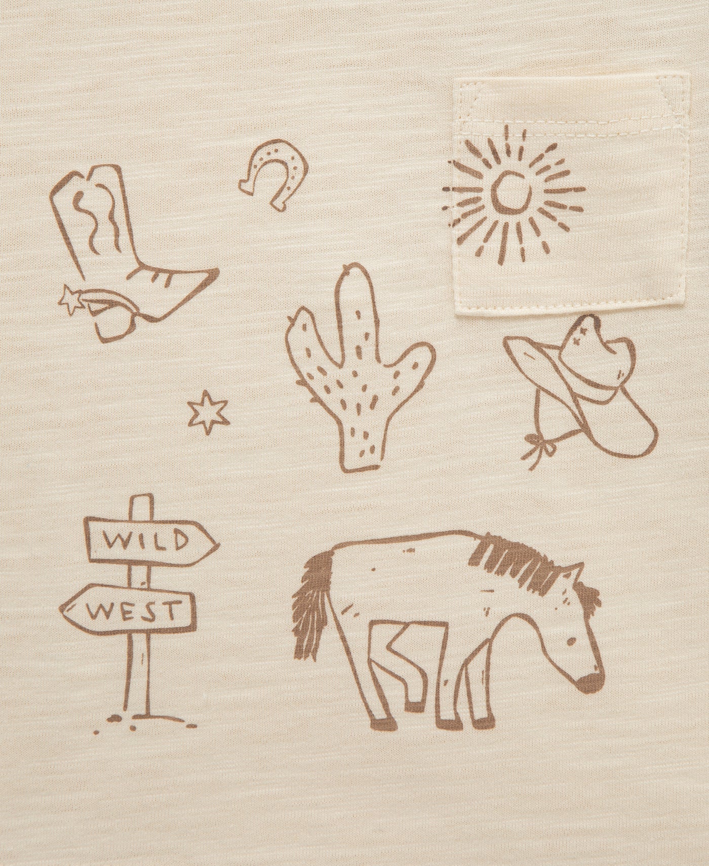 Mocha Wild West Top & Sweatpants