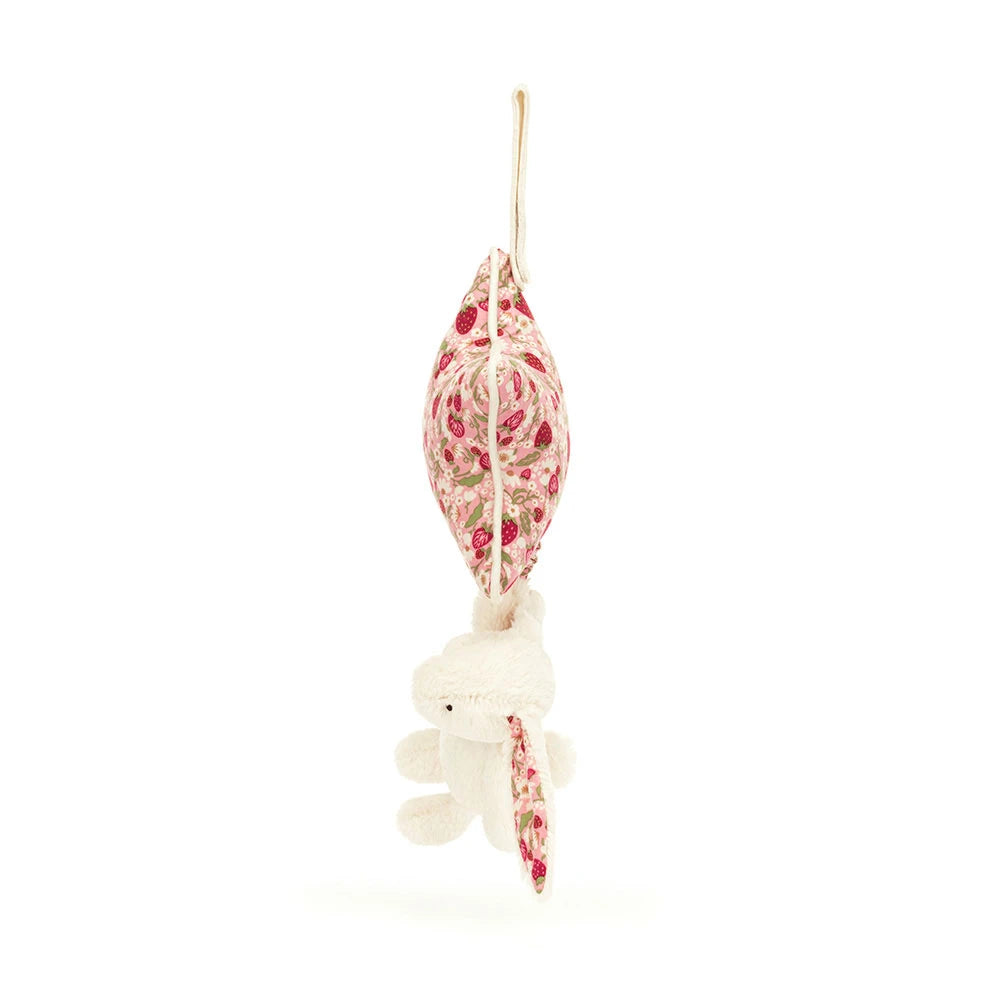 Blossom Cream Bunny "Berry" Musical Pull