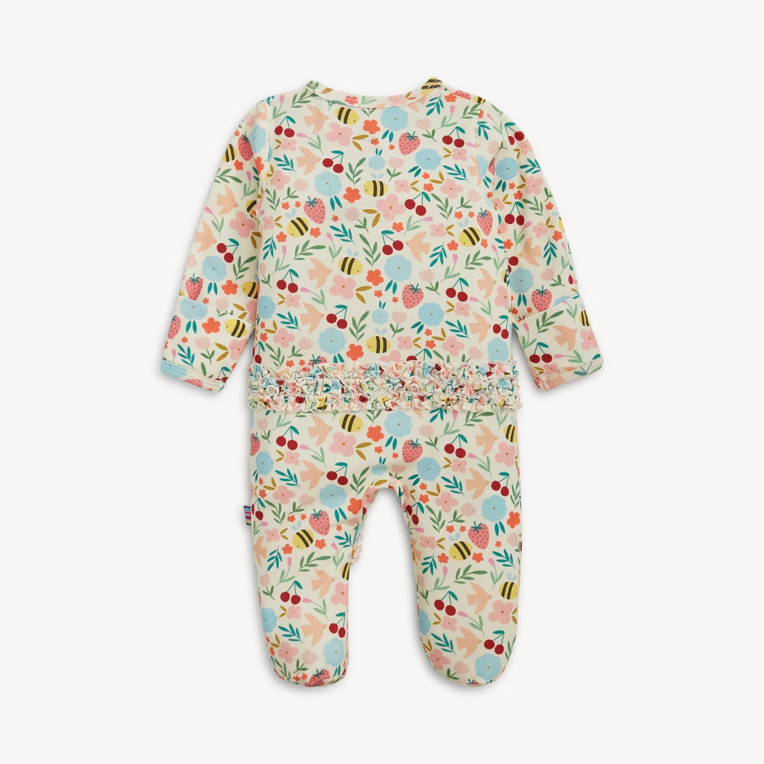 Honey Blossom Magnetic Ruffle Footie