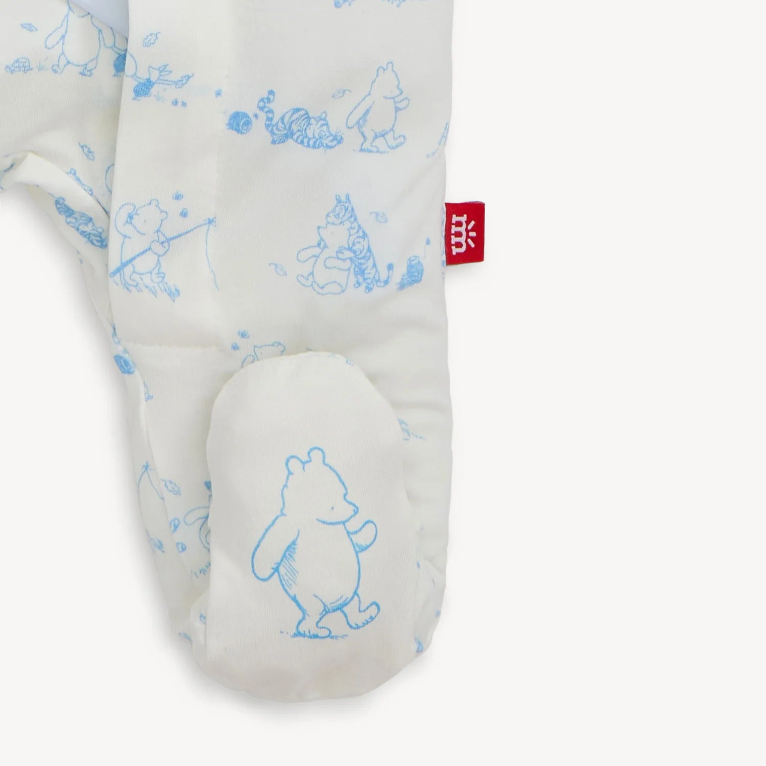 Magnetic Pooh In the Woods Blue Print Modal Footie