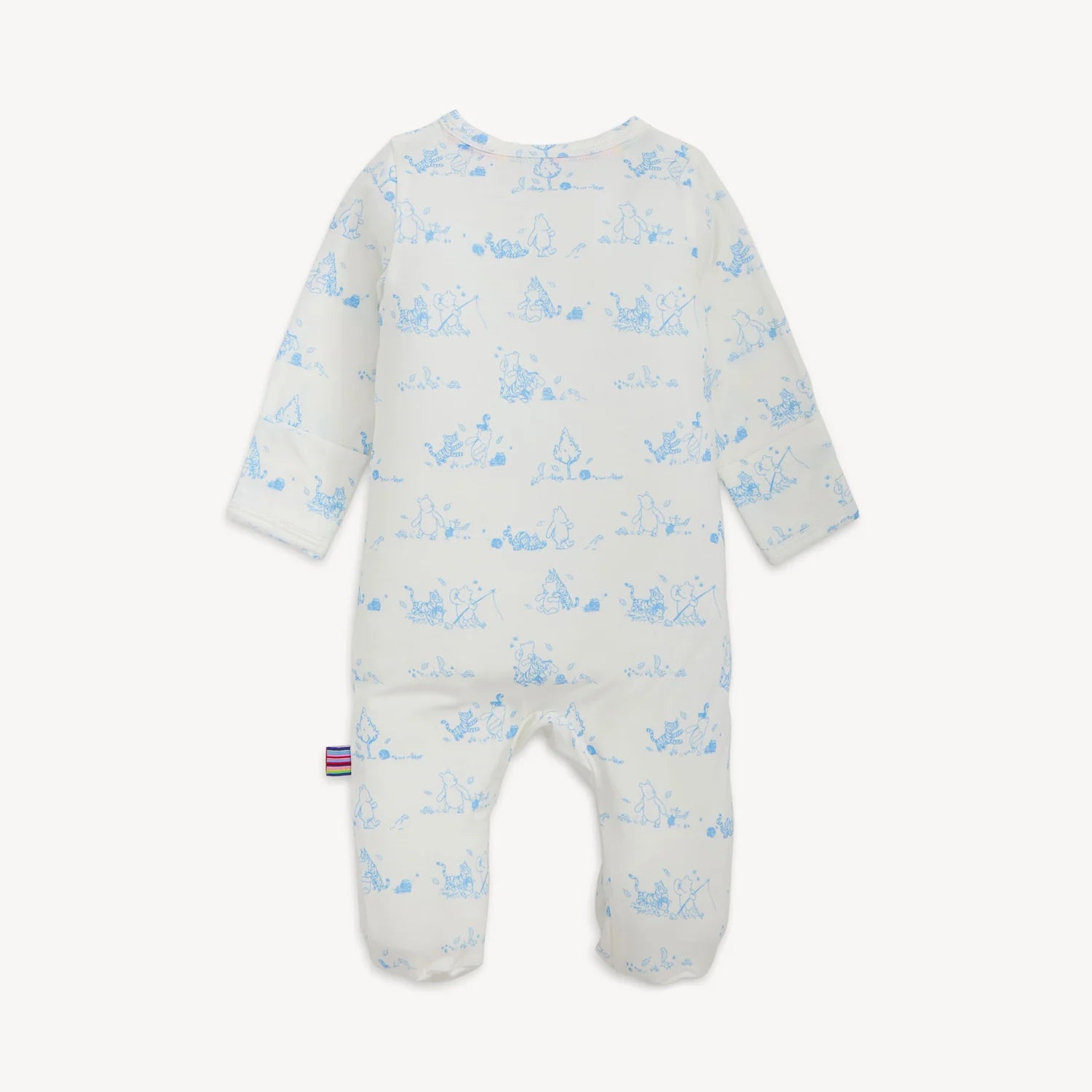 Magnetic Pooh In the Woods Blue Print Modal Footie