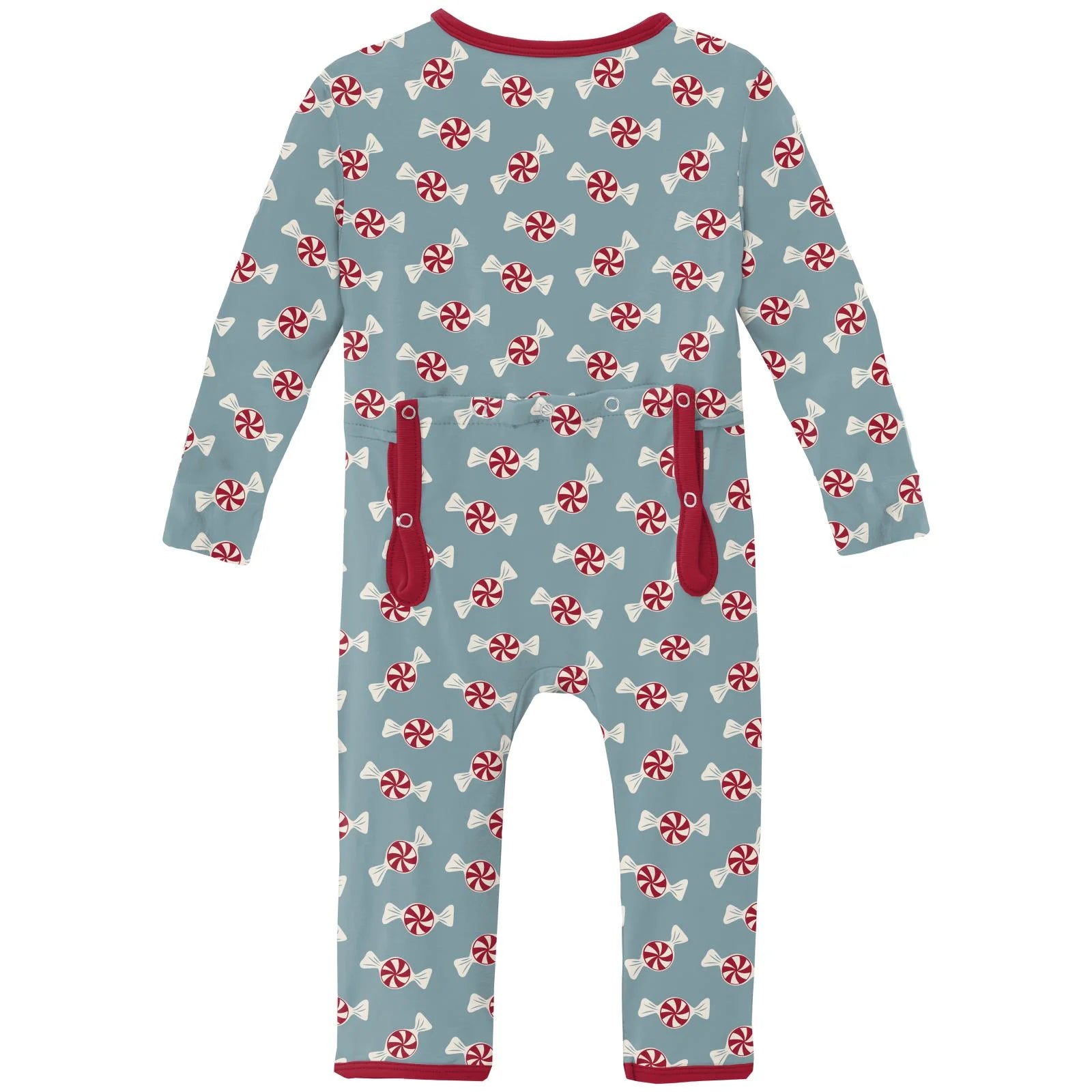 Print Zip Coverall Stormy Sea Peppermints