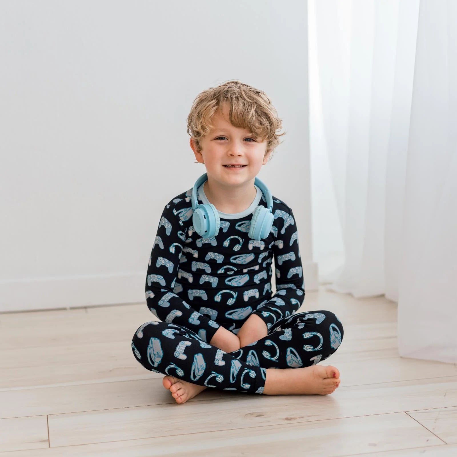 Midnight Gamer Print LS PJ Set