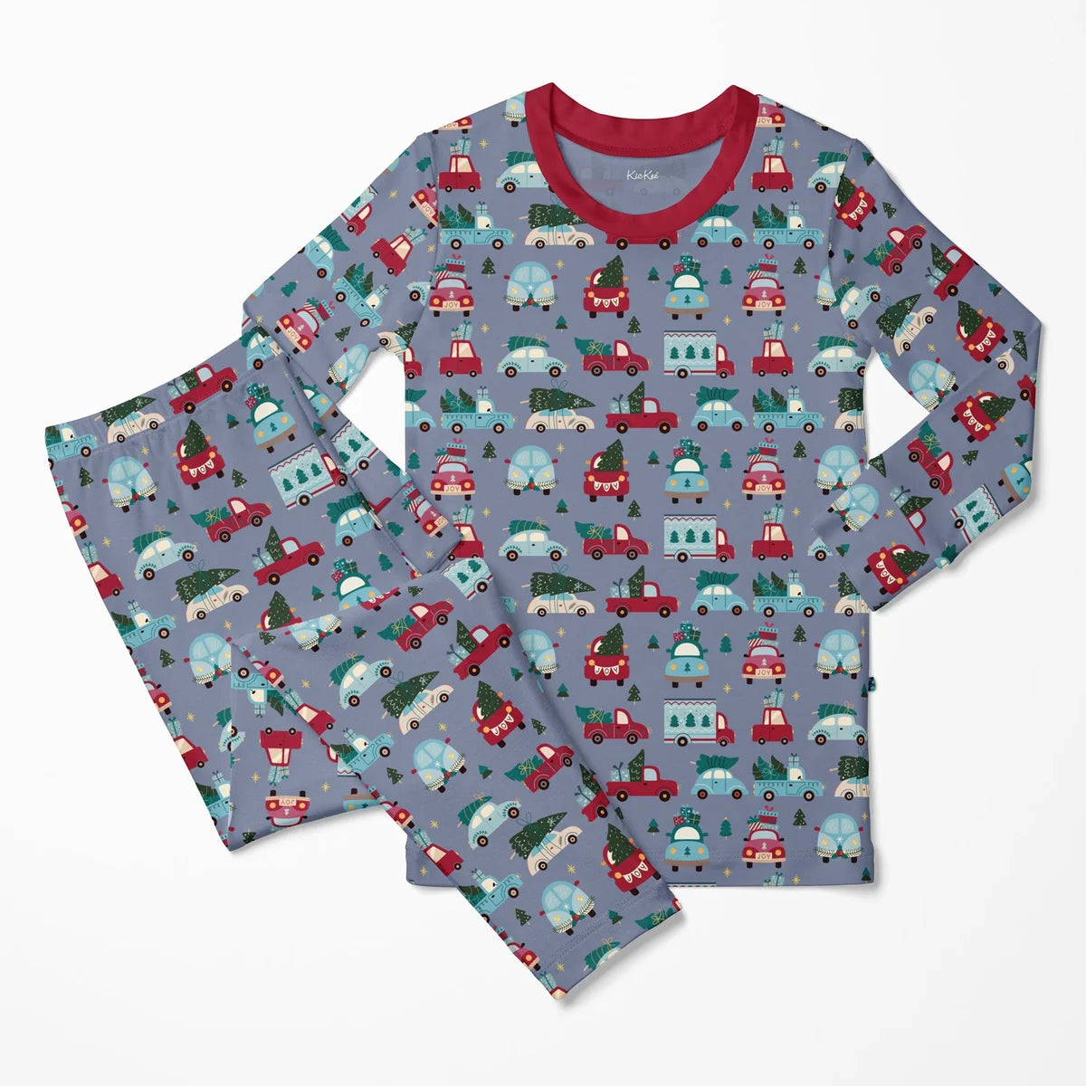 Moonlight Christmas Cars and Trucks LS Pajama Set