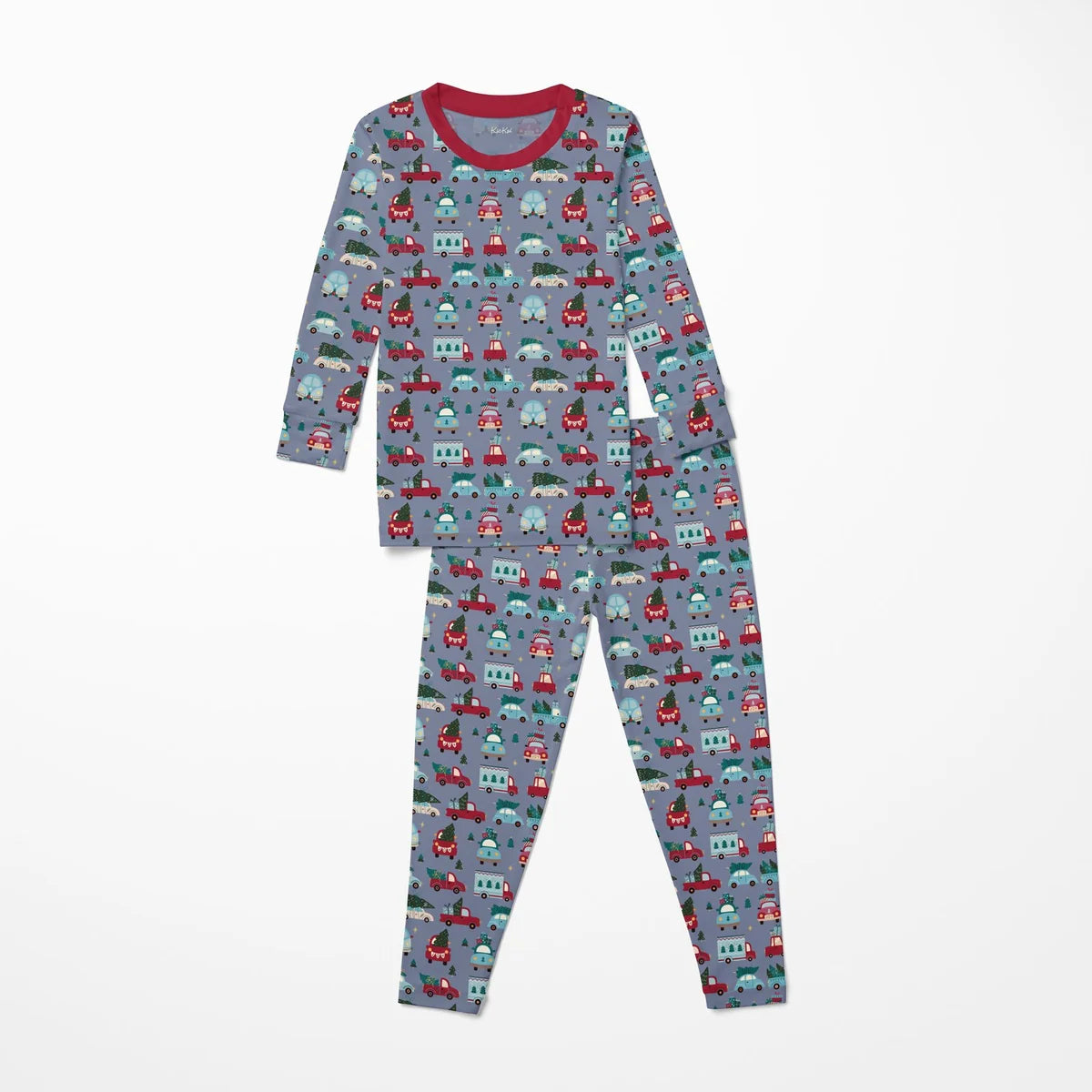 Moonlight Christmas Cars and Trucks LS Pajama Set