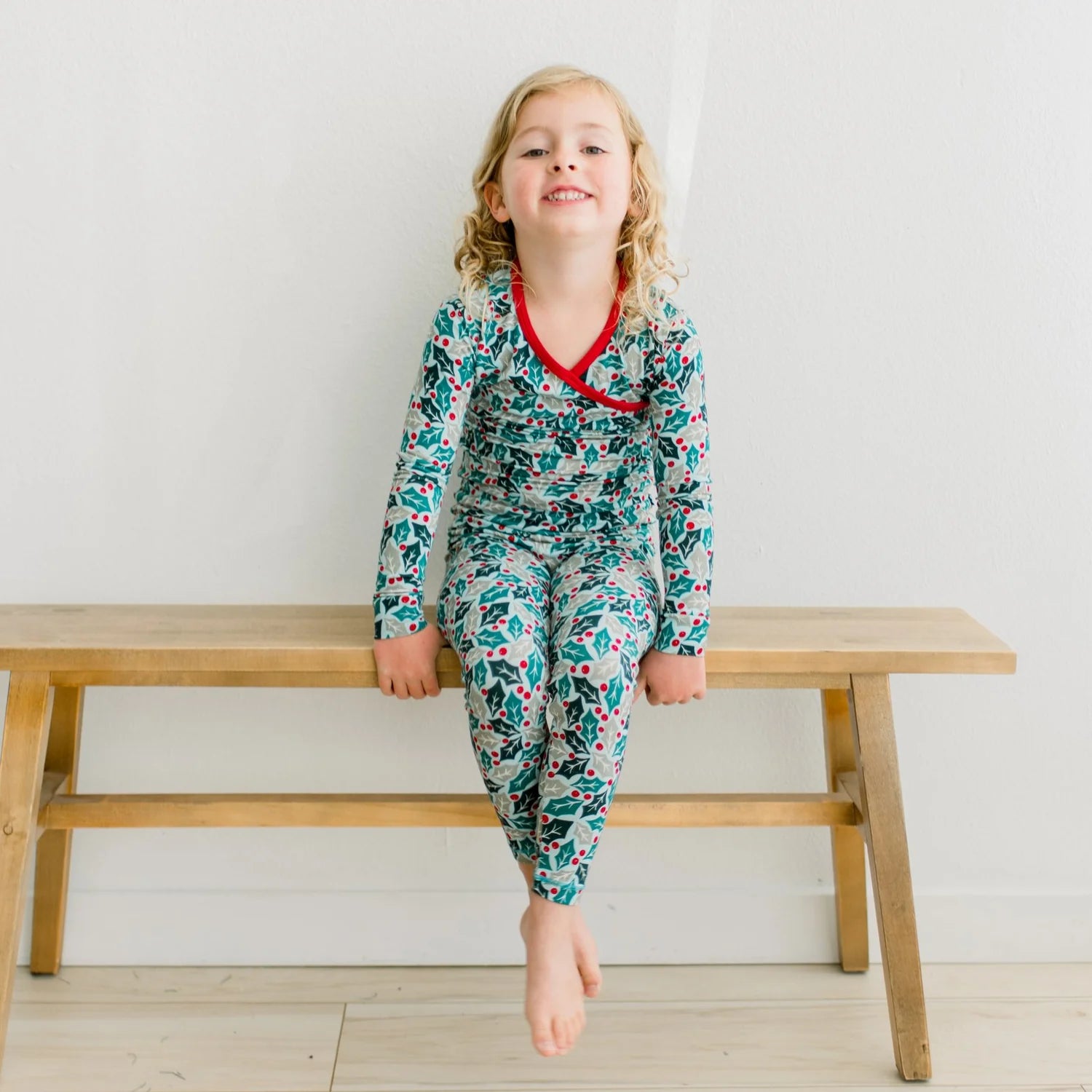 Spring Sky Holly Kimono PJ Set