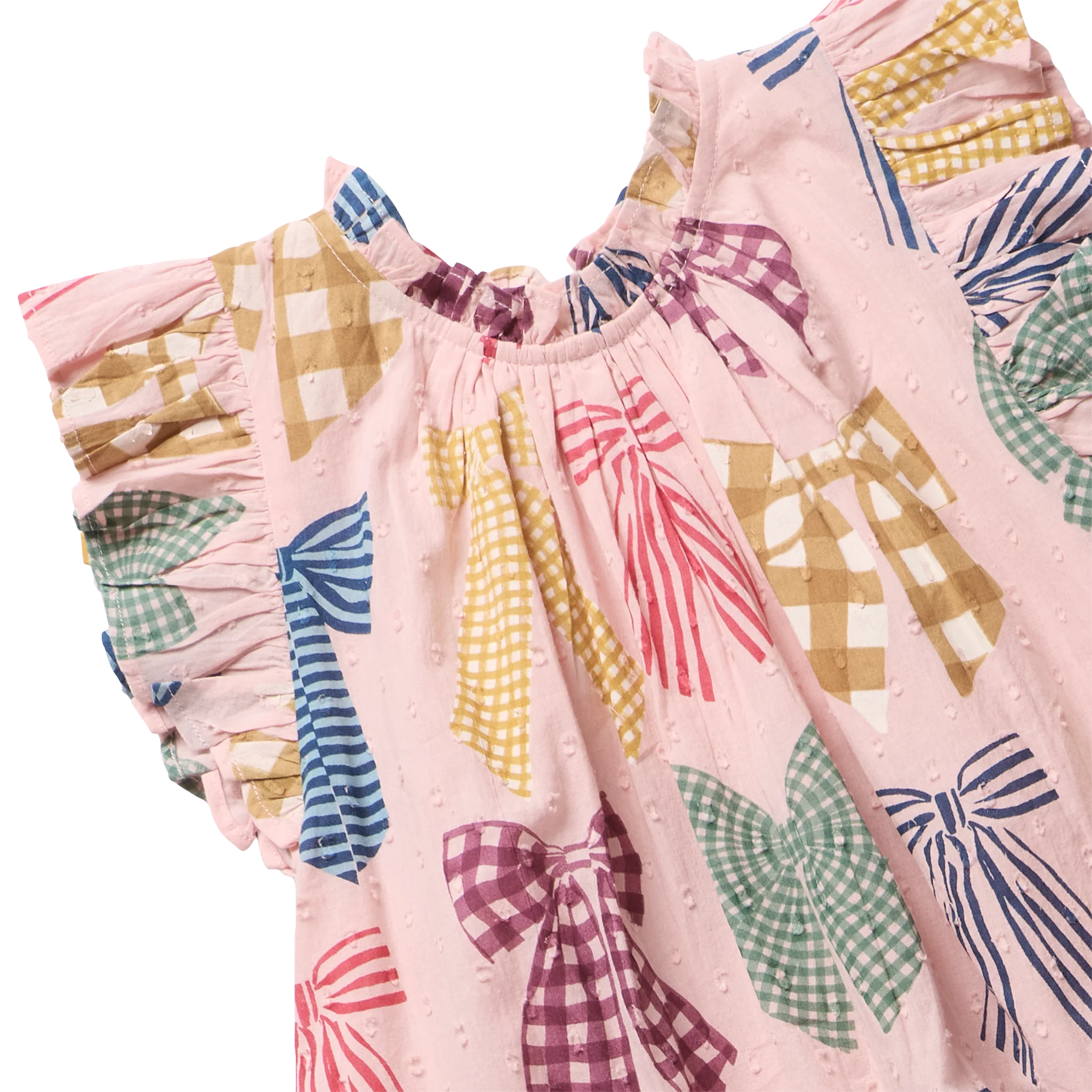 Patterned Bows Harper Dress Set