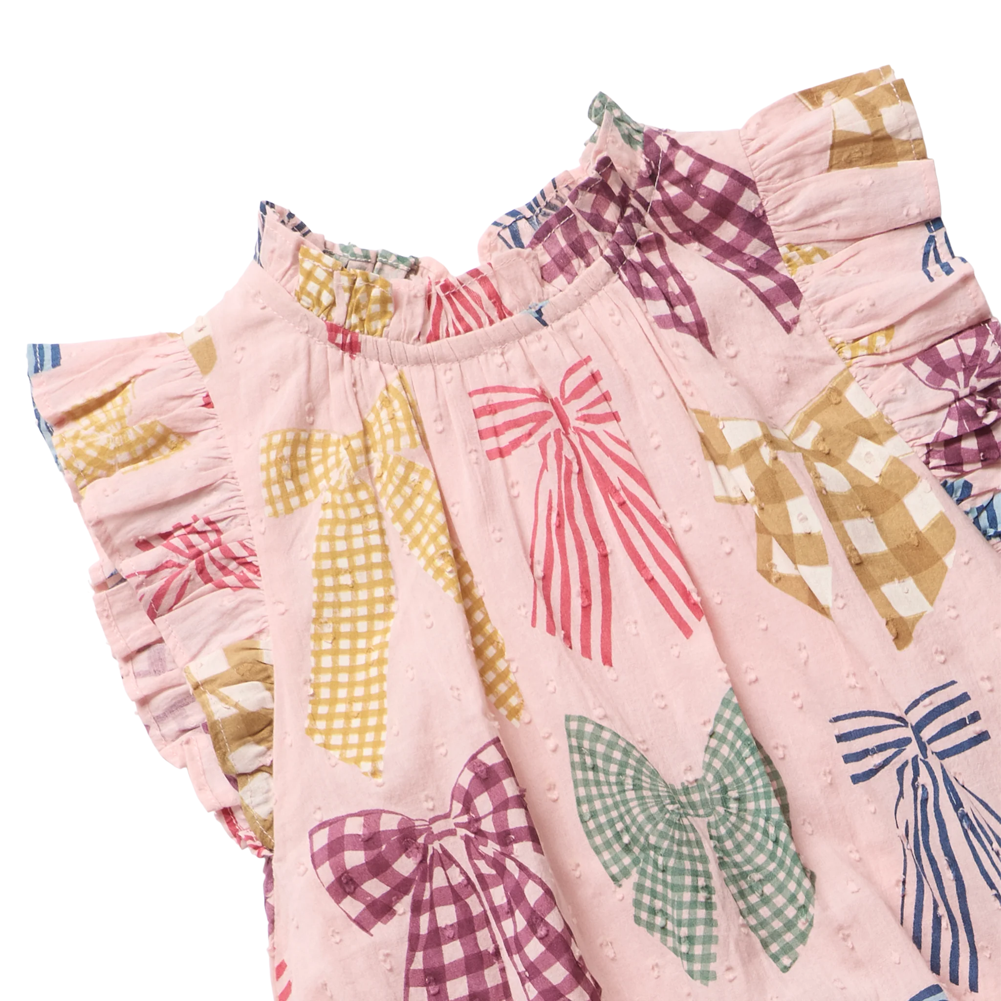 Patterned Bows Harper Dress