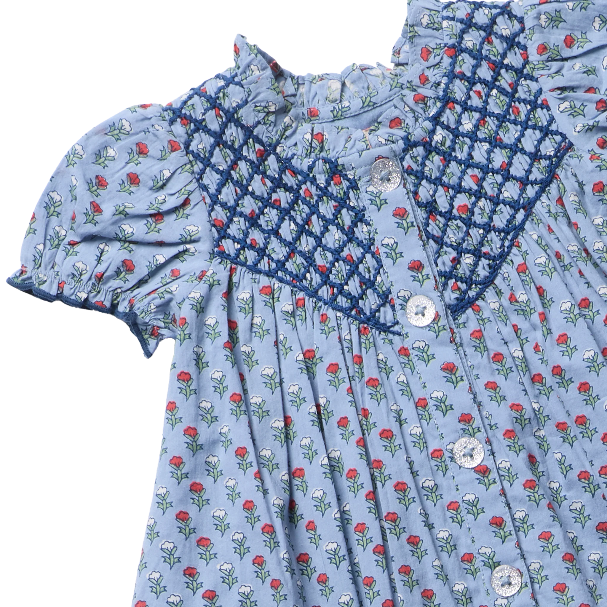 Light Blue Carnation Lucia Dress