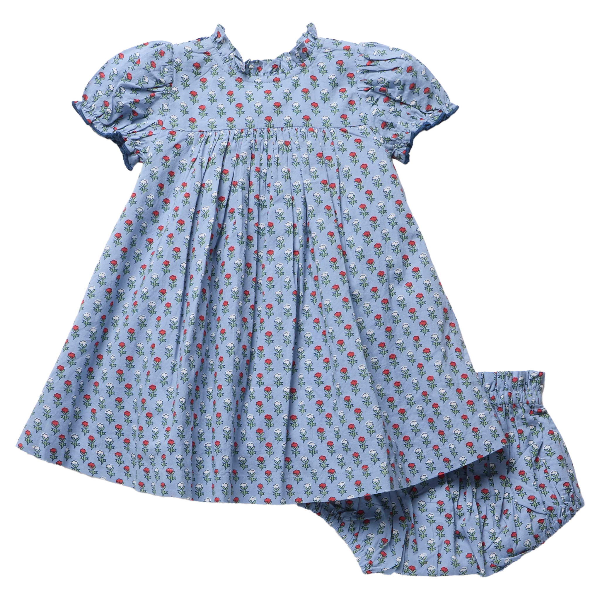 Light Blue Carnation Lucia Dress Set