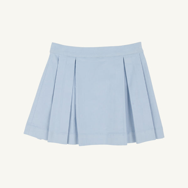 TBBC Parson Pleated Skirt - Buckhead Blue Corduroy