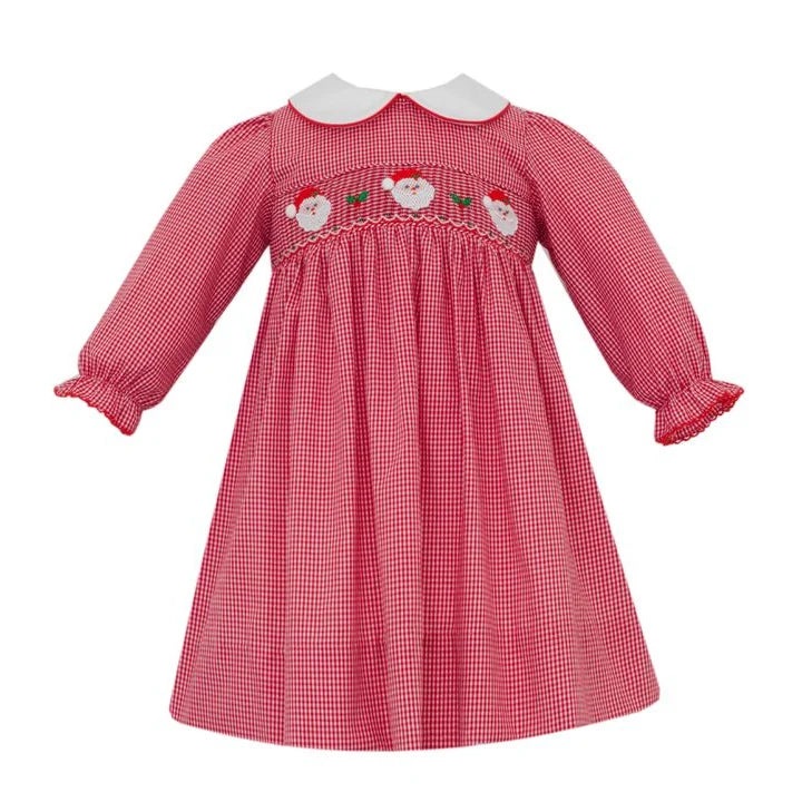 Santa Red Gingham Dress