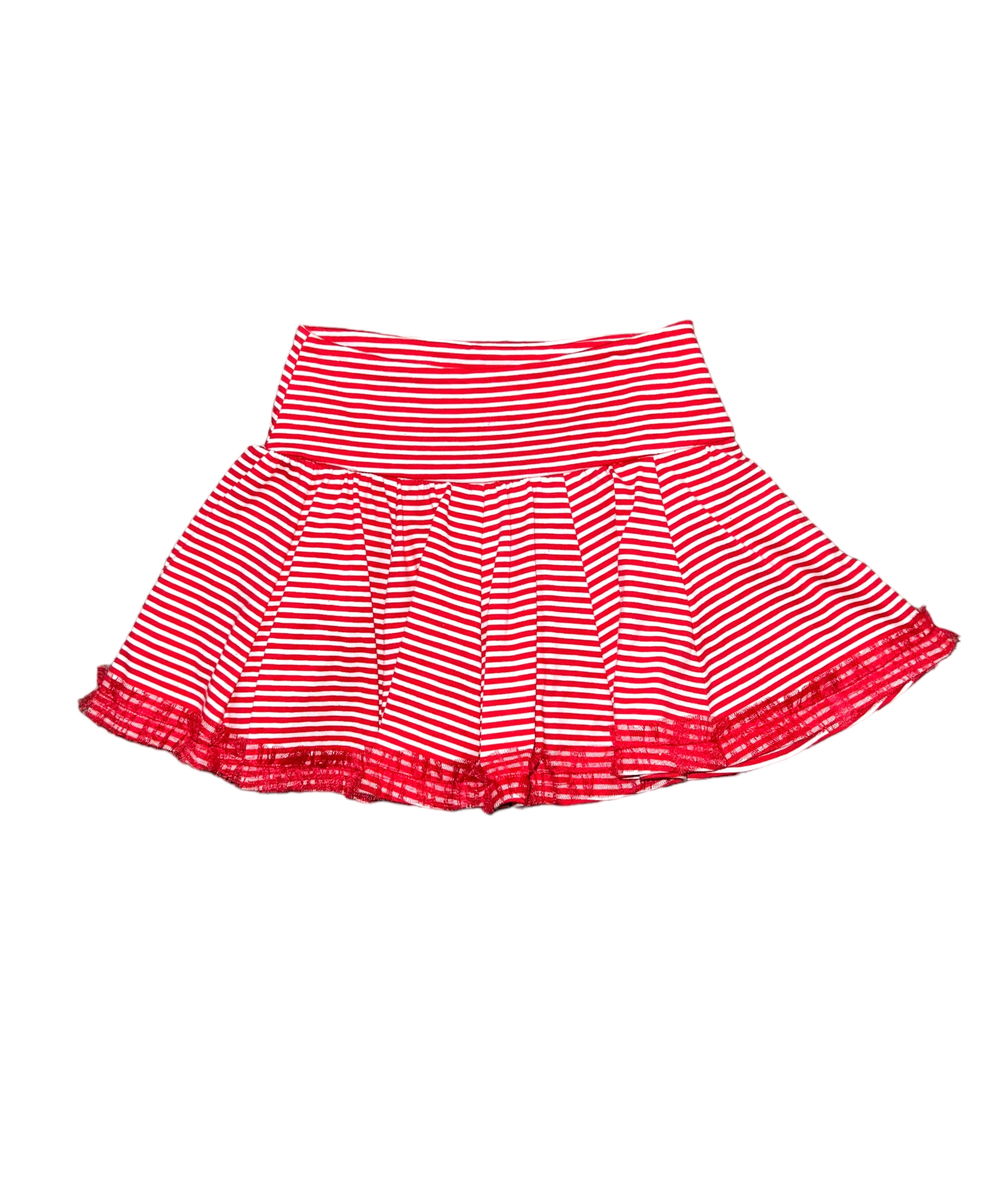 Red Baby Stripe Candy Cane Chloe Skort