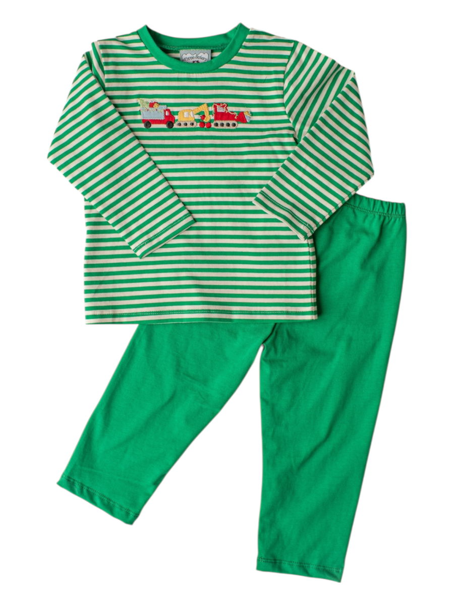 Christmas Construction Pant Set