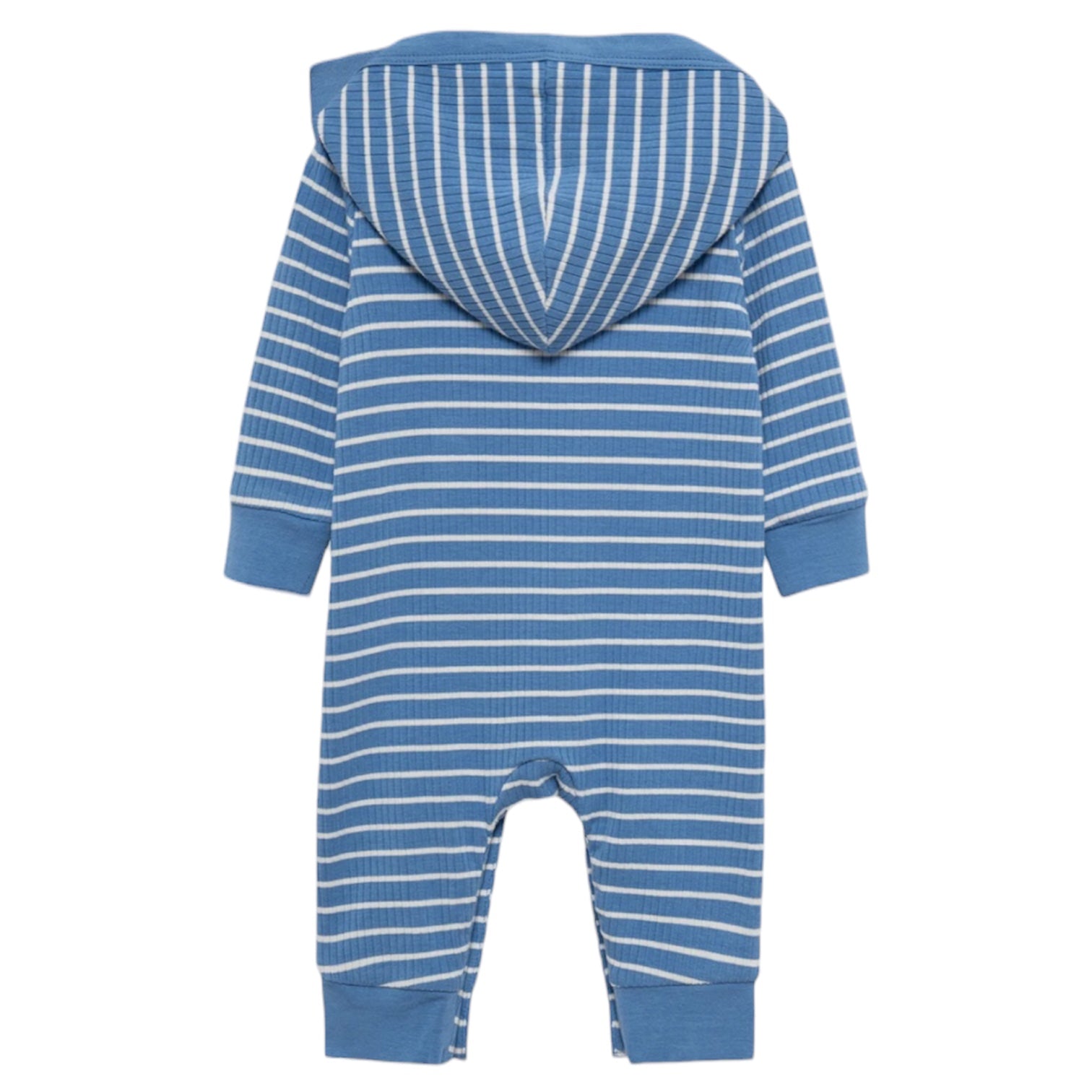 Blue Striped Hooded Coverall