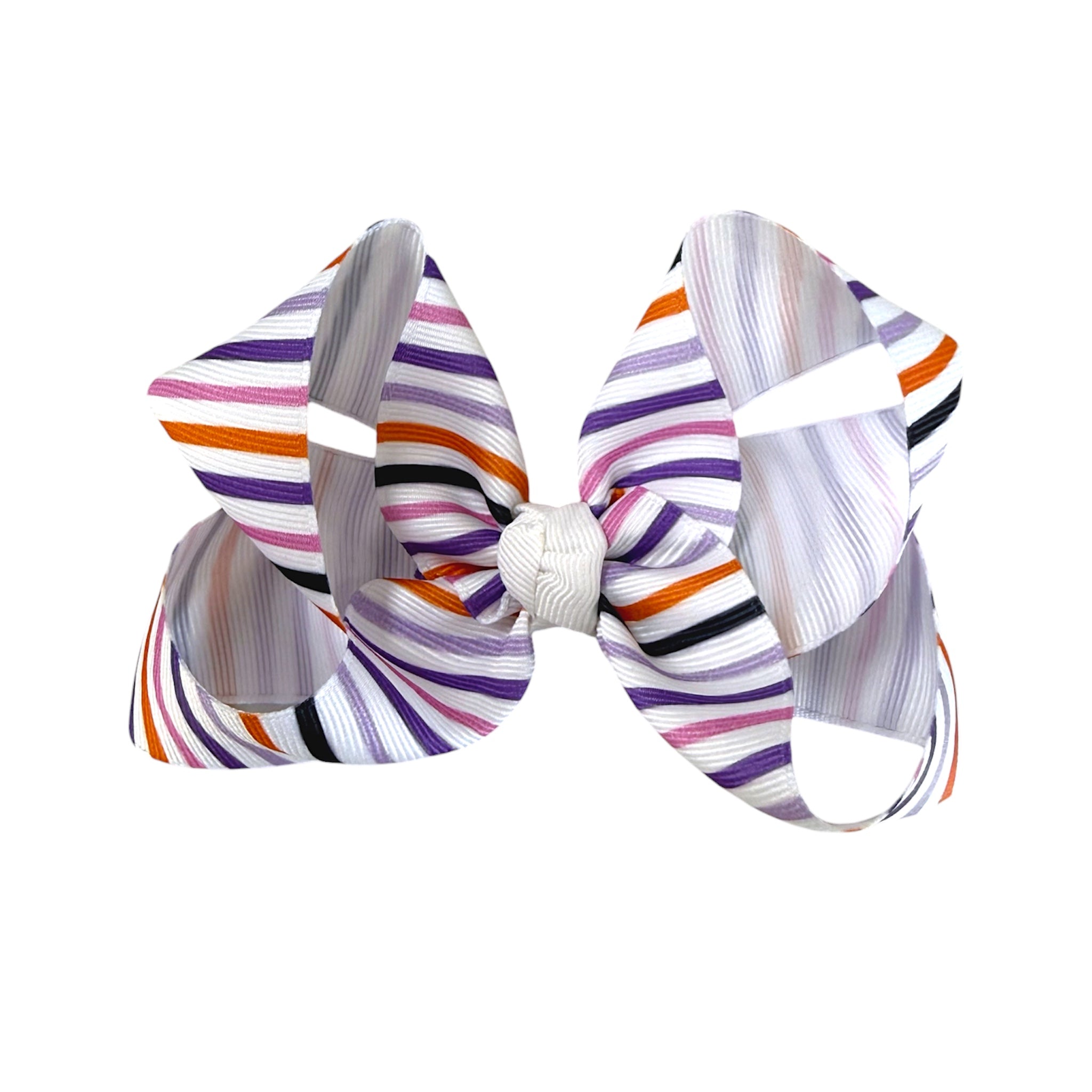 Halloween Stripes Bow