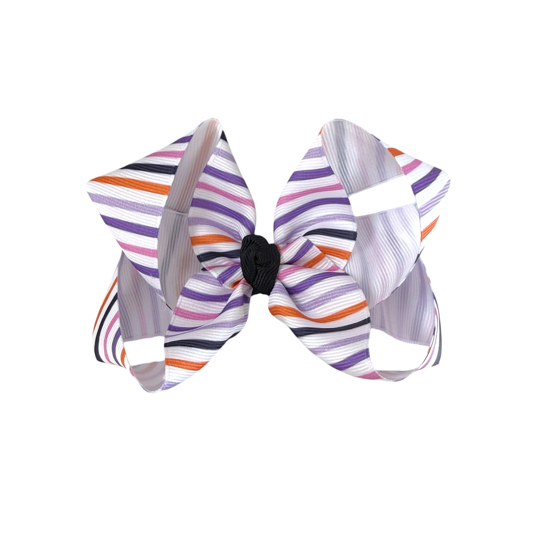 Halloween Stripes Bow