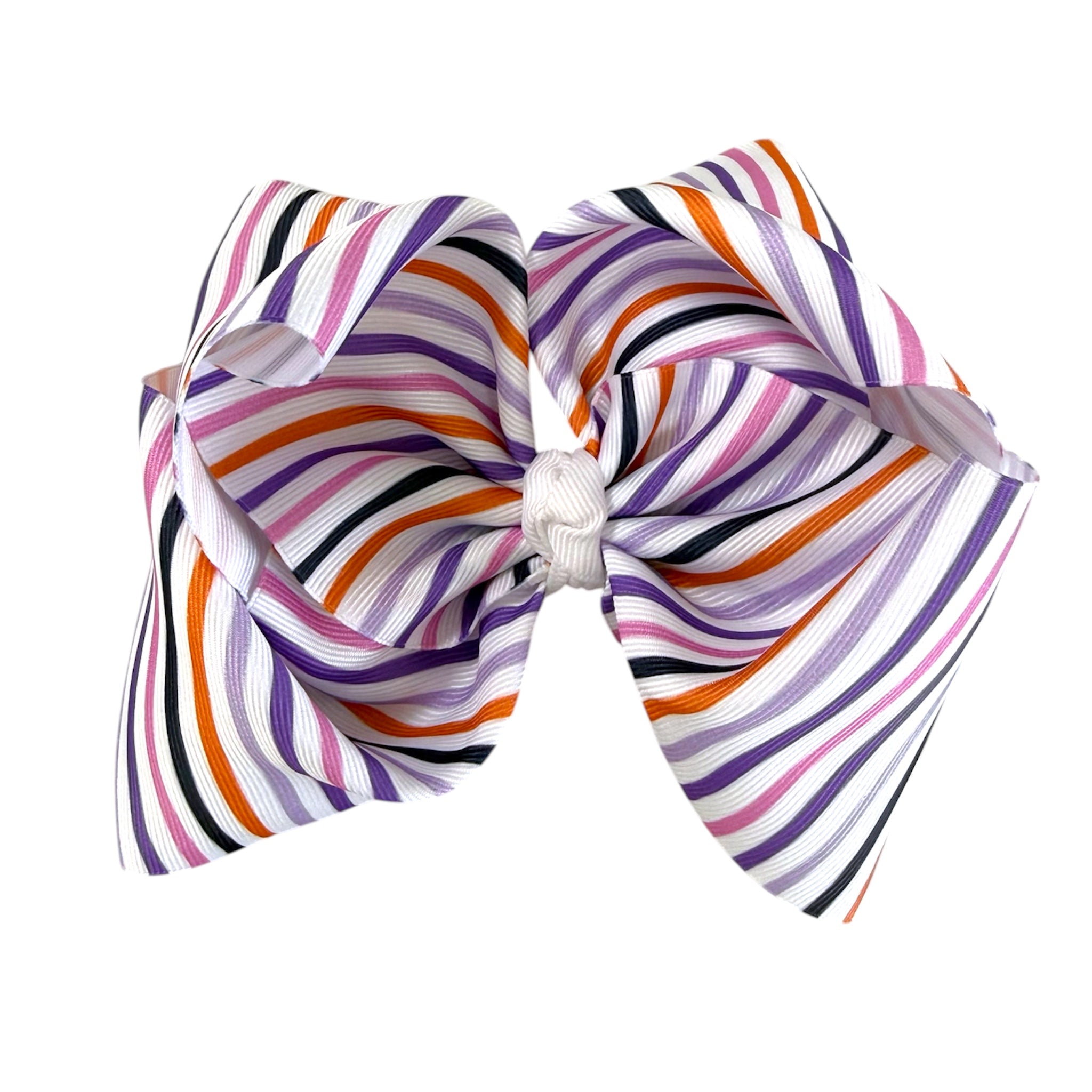 Halloween Stripes Bow