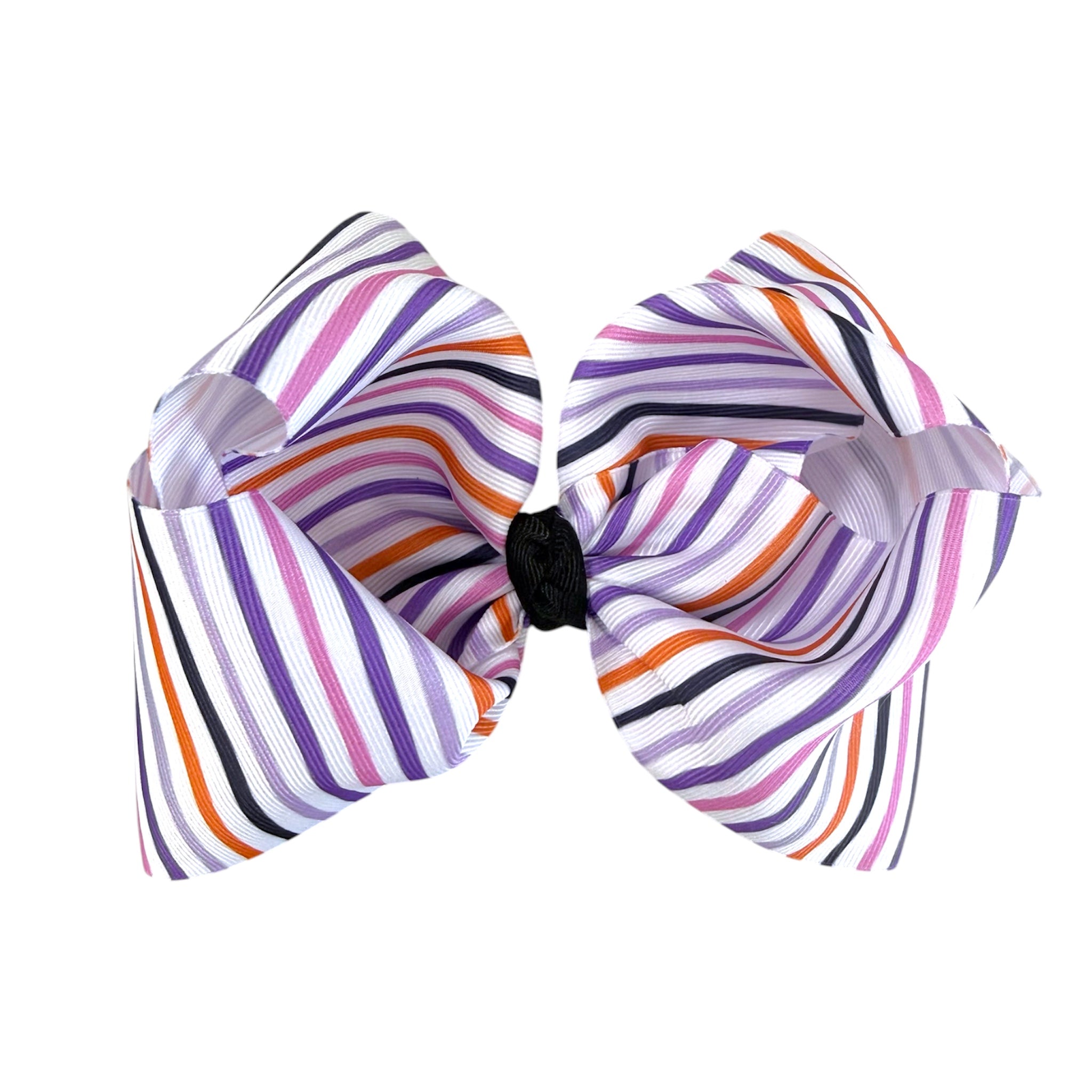 Halloween Stripes Bow