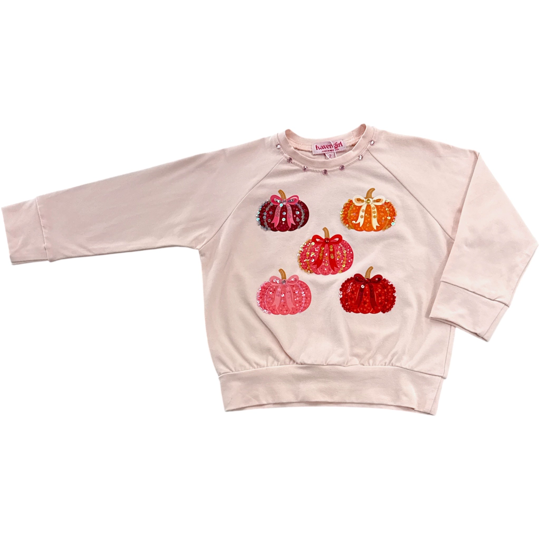 Peach Fall Pumpkin Sweatshirt