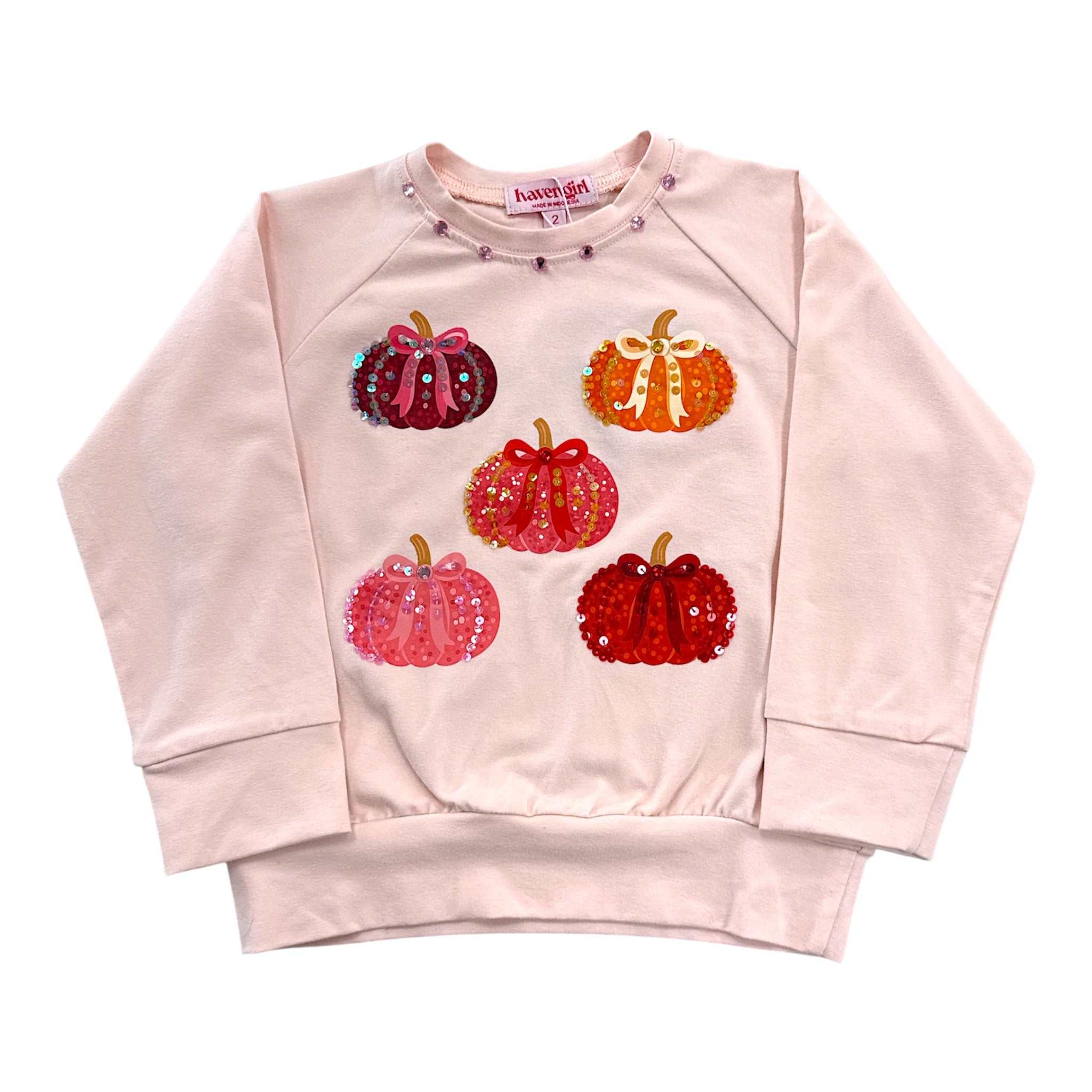 Peach Fall Pumpkin Sweatshirt