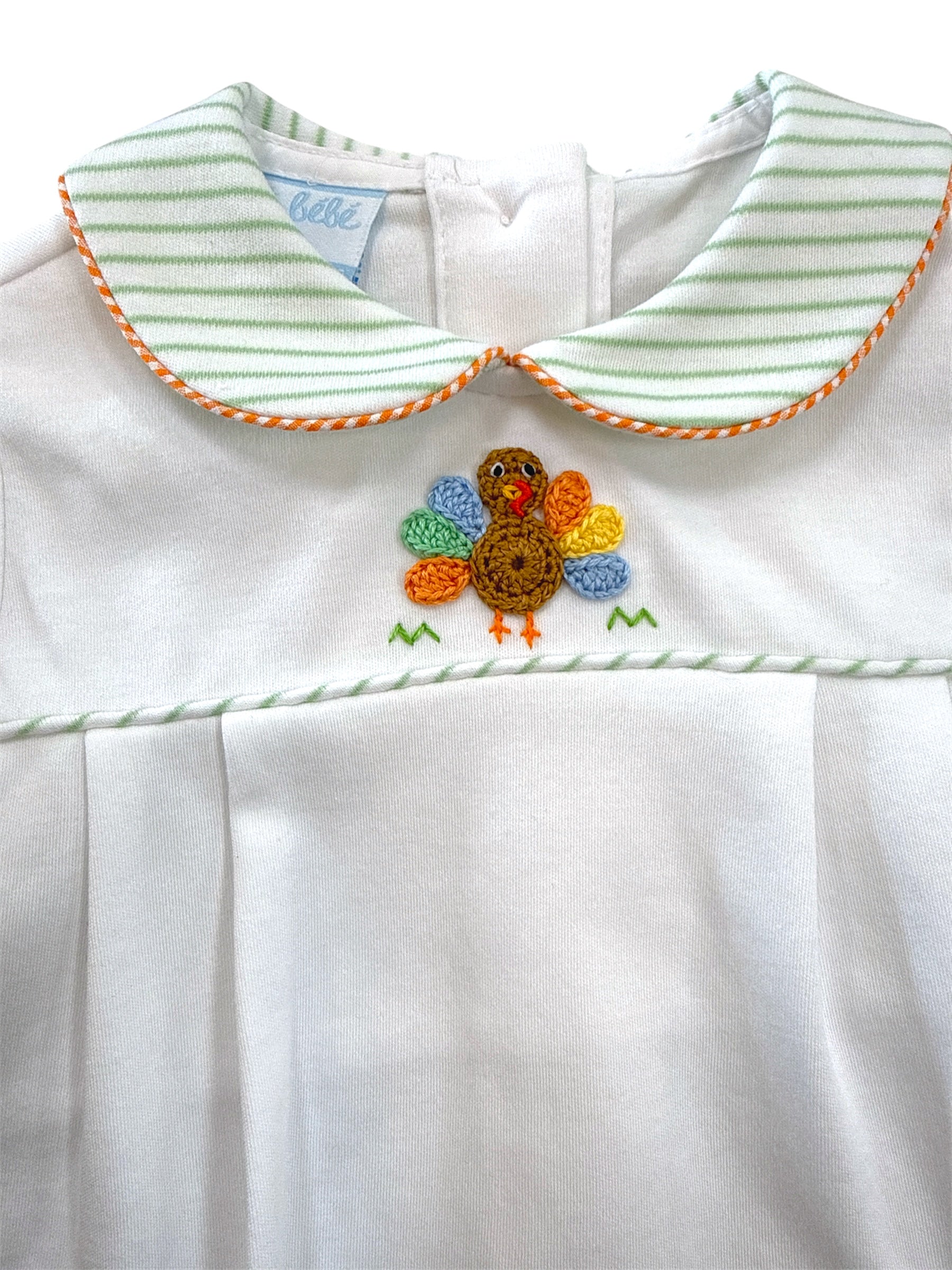 Turkey Green Knit Diaper Set