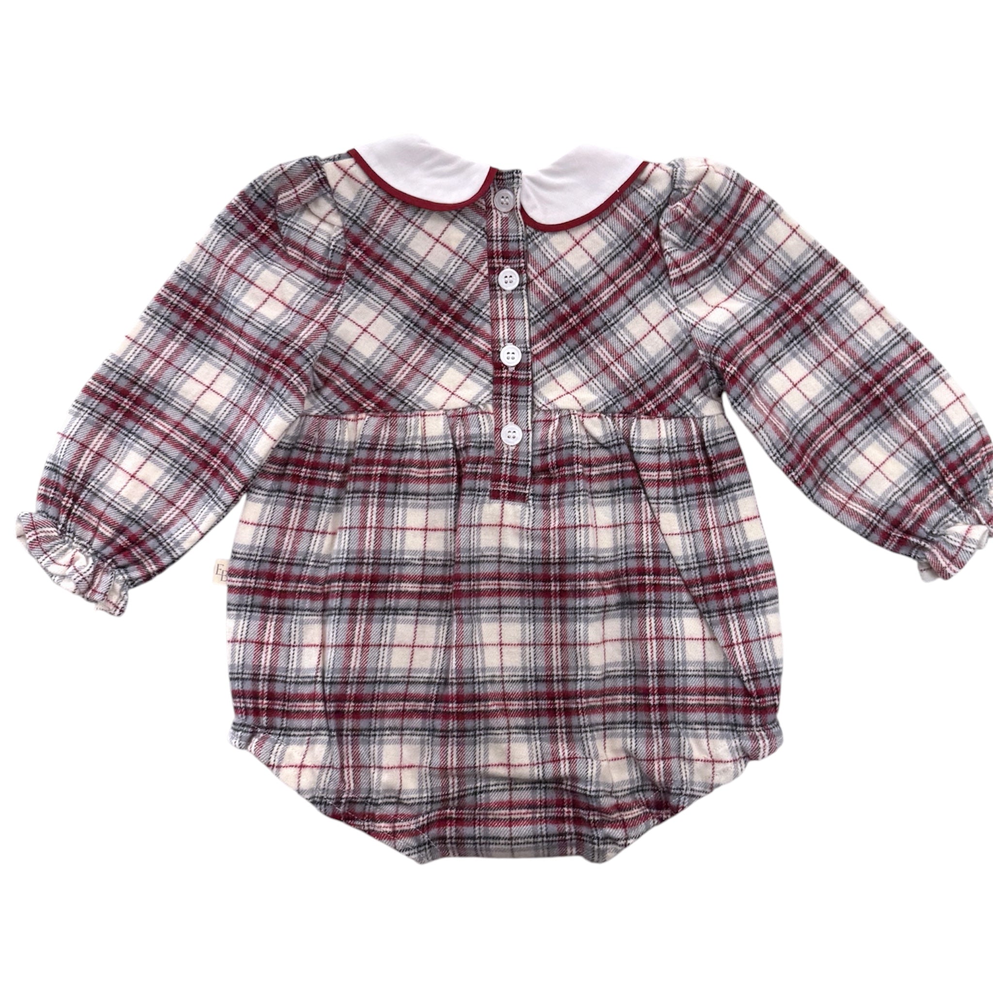 Langley Tartan Peter Pan Collar Bubble