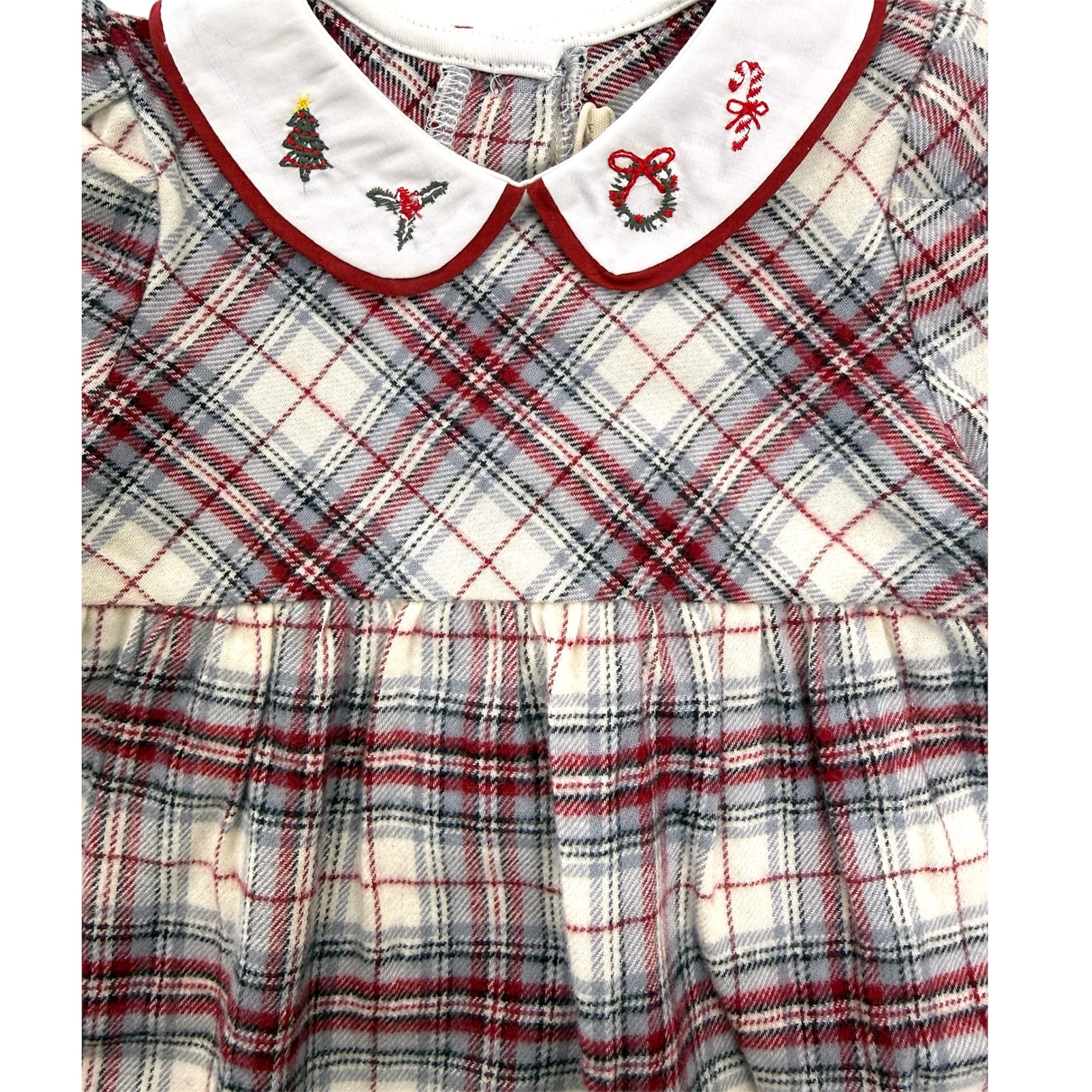 Langley Tartan Peter Pan Collar Bubble