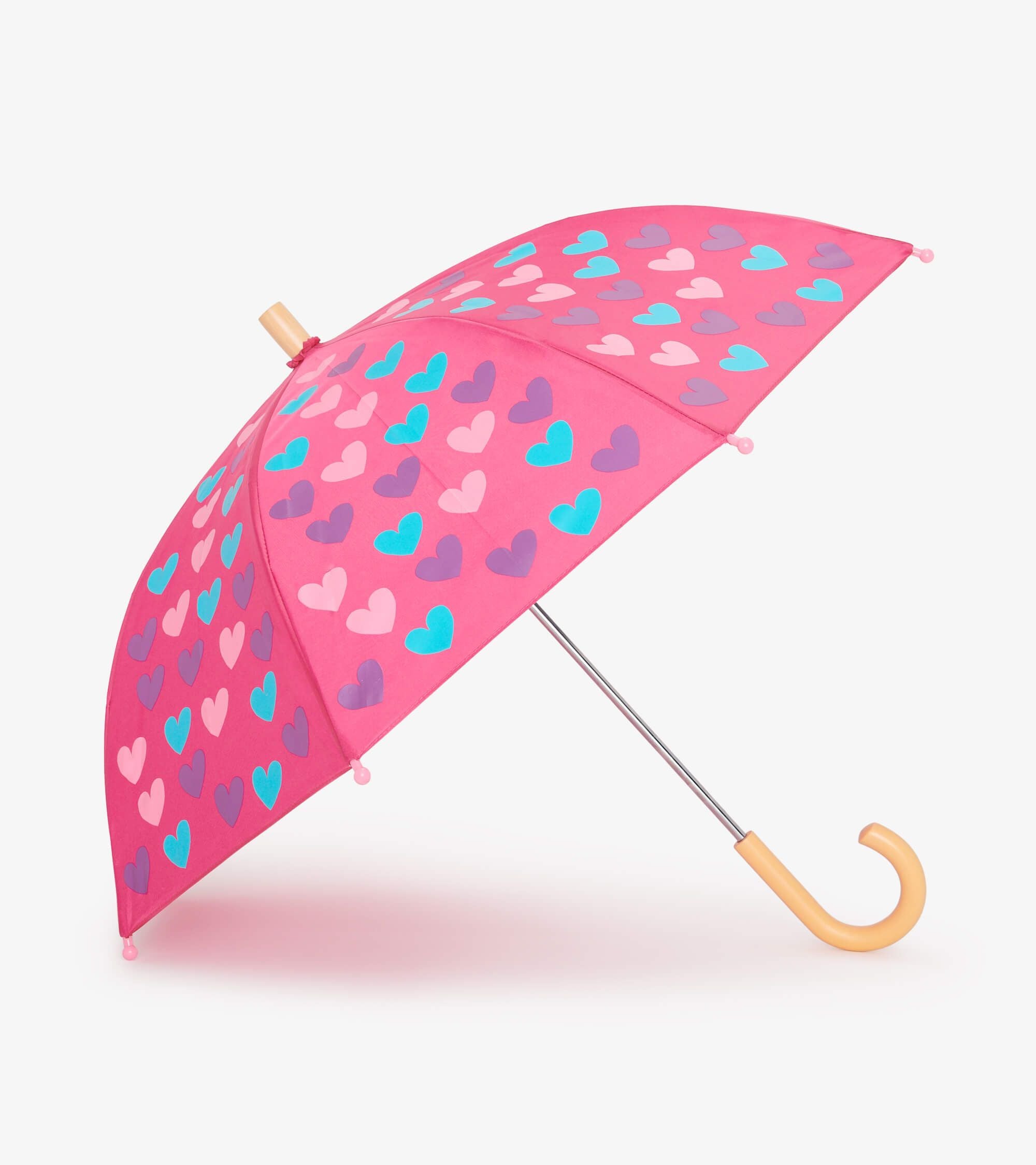 Pink Fun Hearts Umbrella